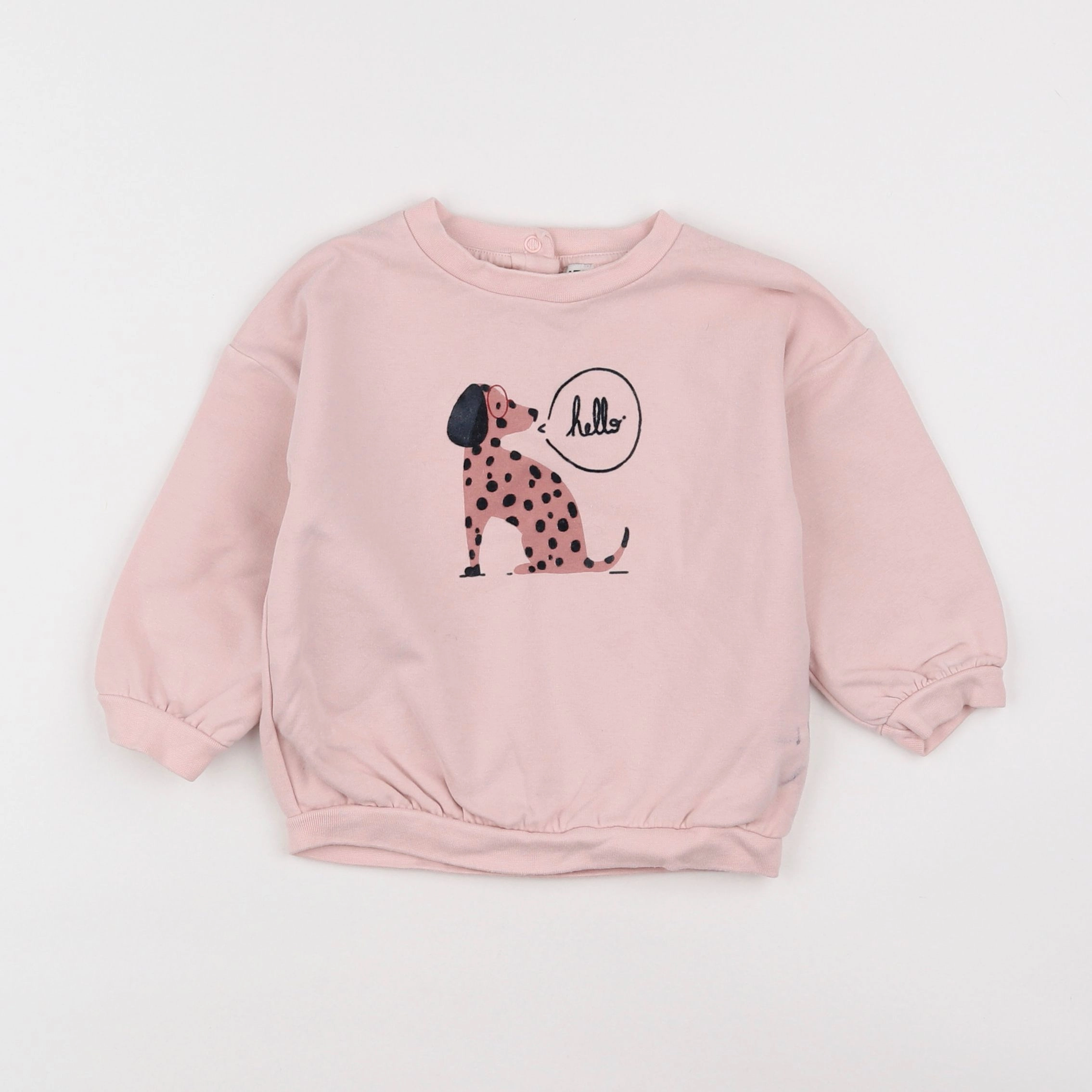 La Redoute - sweat rose - 18 mois