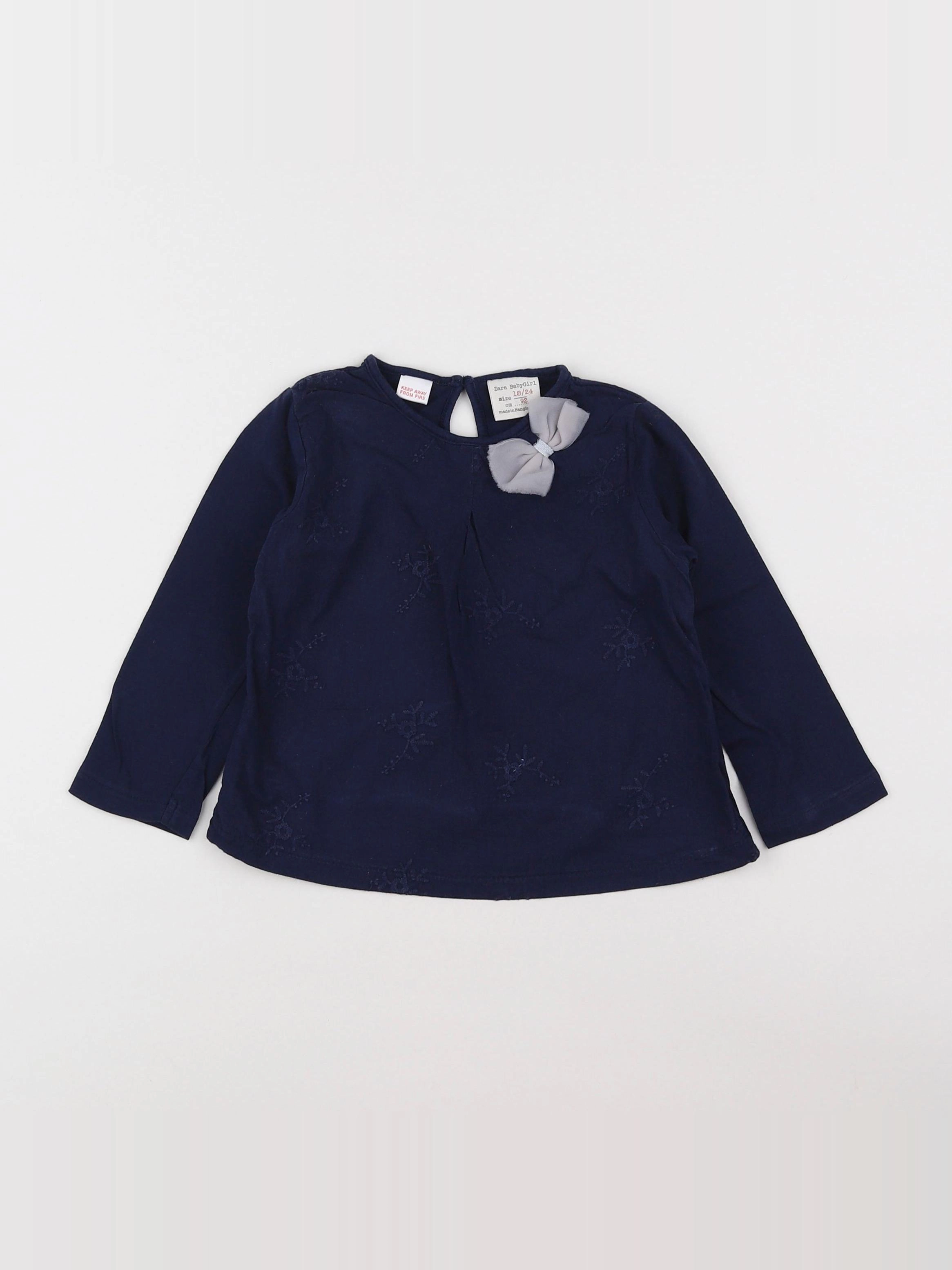Zara - tee-shirt bleu - 18 mois à 2 ans