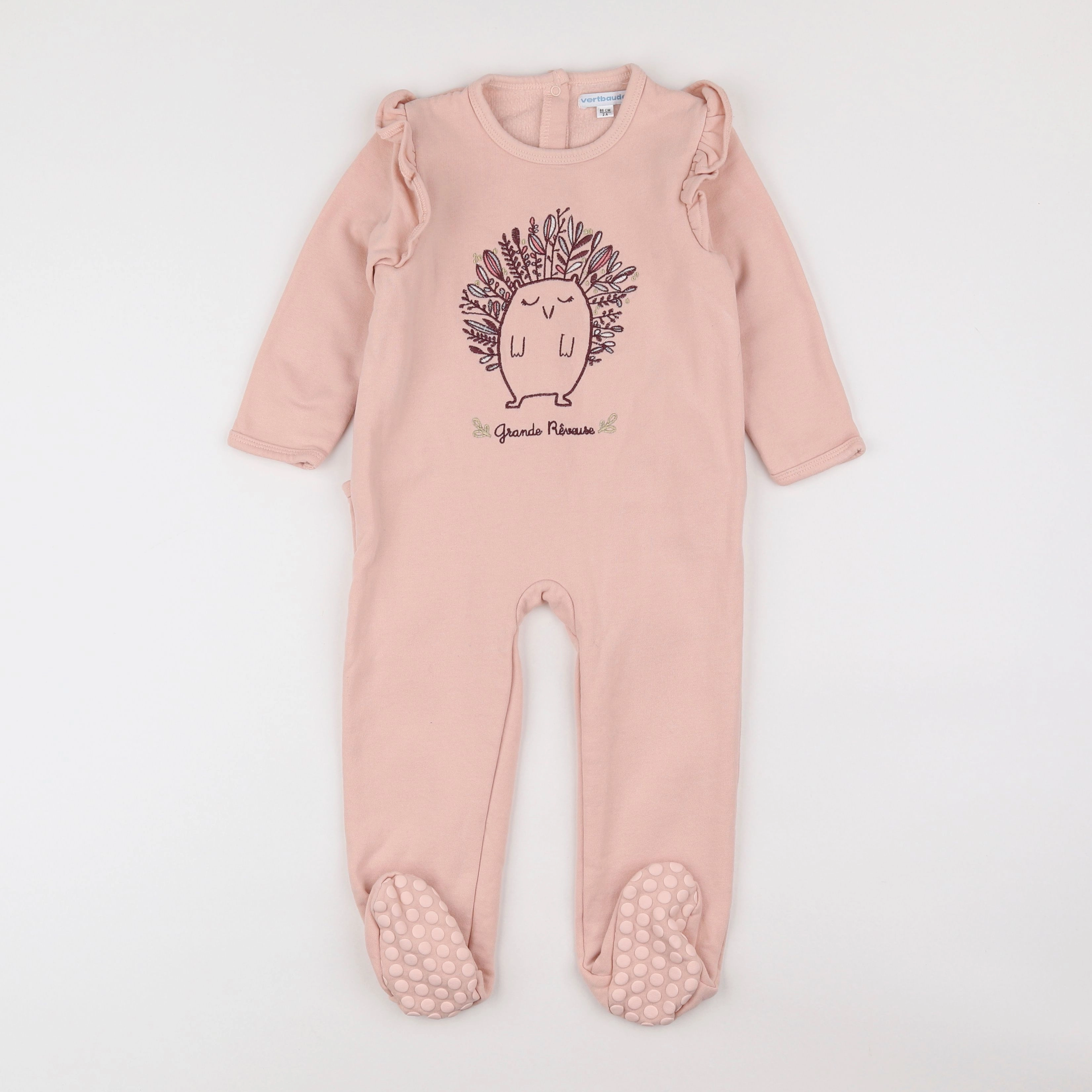 Vertbaudet - pyjama coton rose - 2 ans