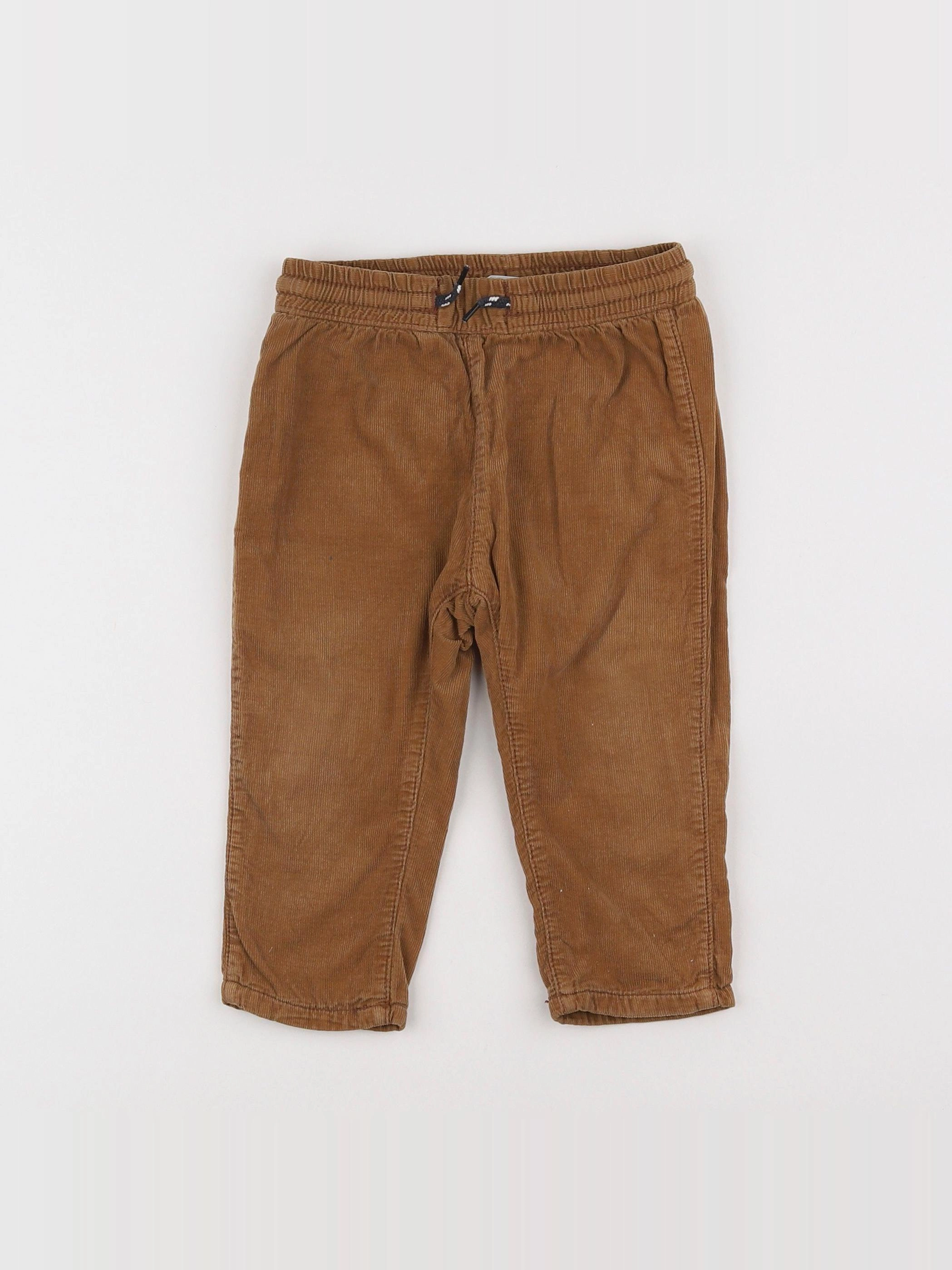 H&M - pantalon marron - 9/12 mois
