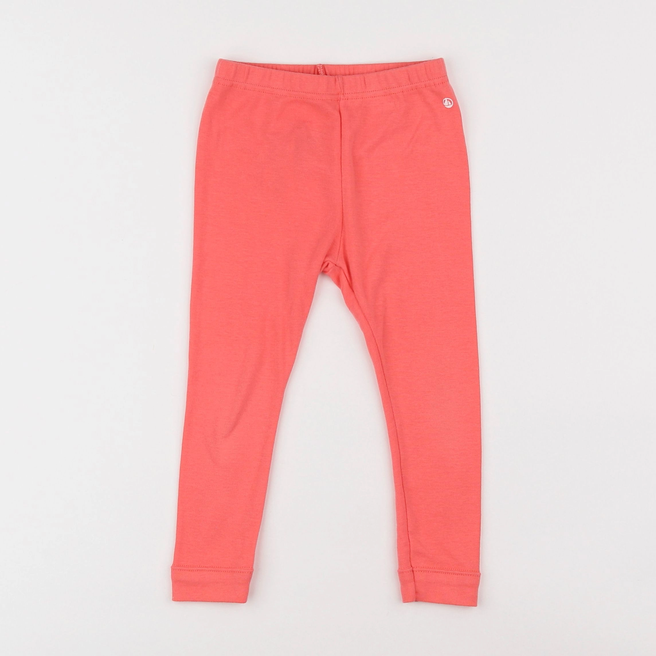 Petit Bateau - legging orange - 2 ans