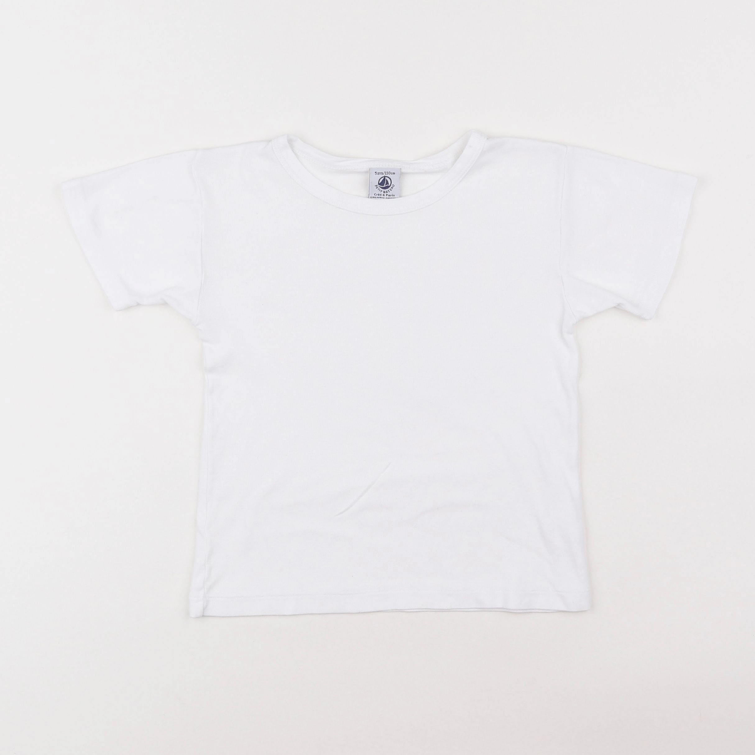 Petit Bateau - maillot de corps blanc - 5 ans