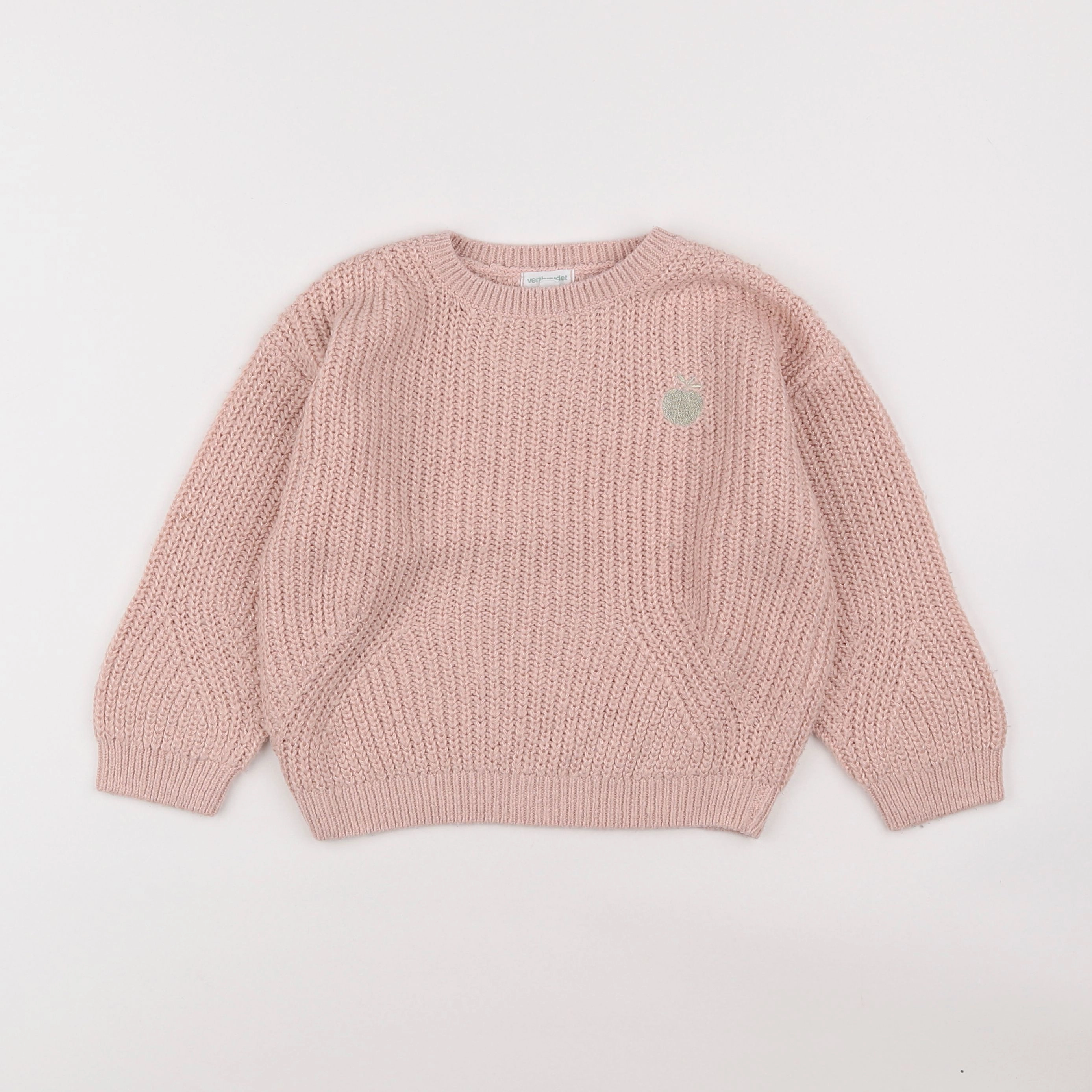 Vertbaudet - pull rose - 6 ans