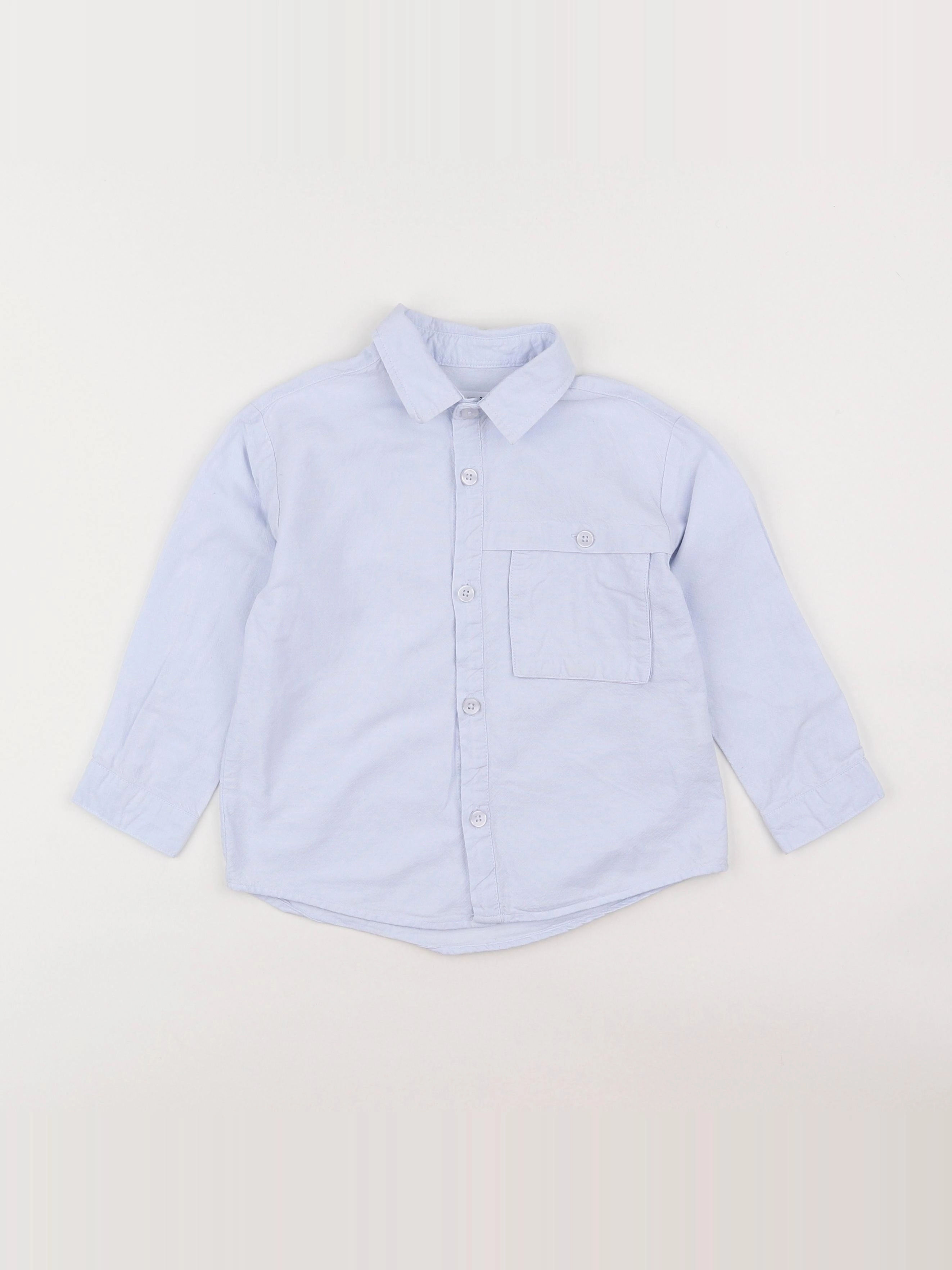 Zara - chemise bleu - 2/3 ans