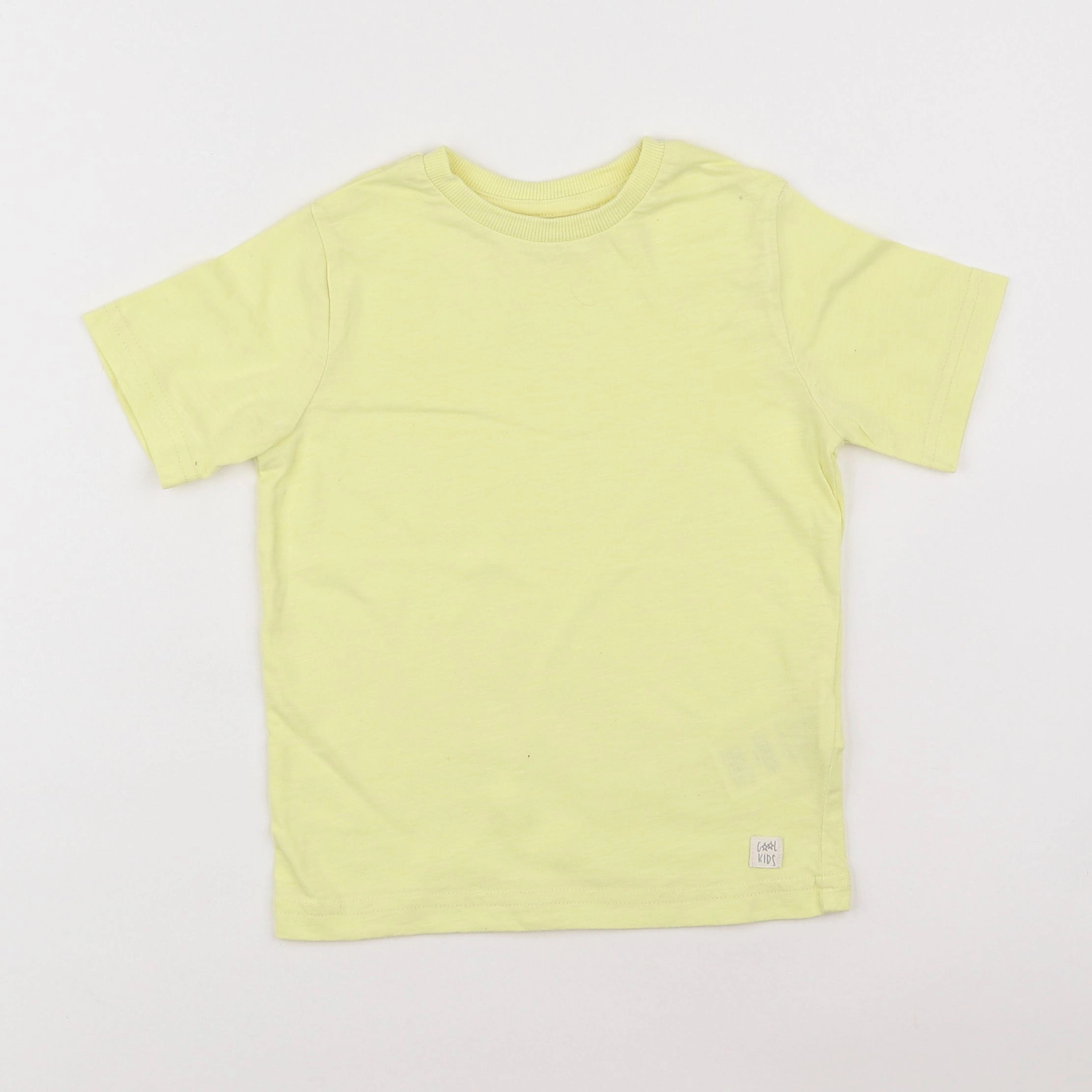 Vertbaudet - tee-shirt jaune - 4 ans