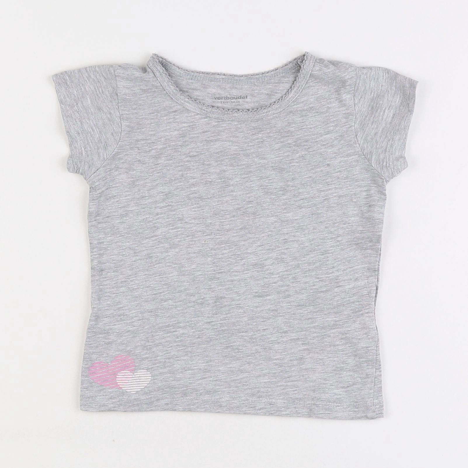 Vertbaudet - maillot de corps gris - 3 ans