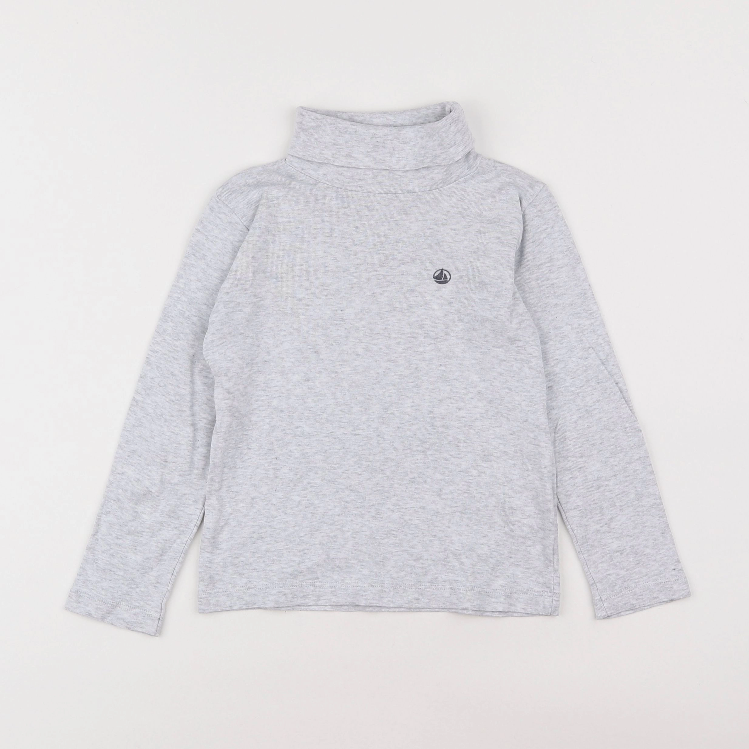 Petit Bateau - sous-pull gris - 5 ans