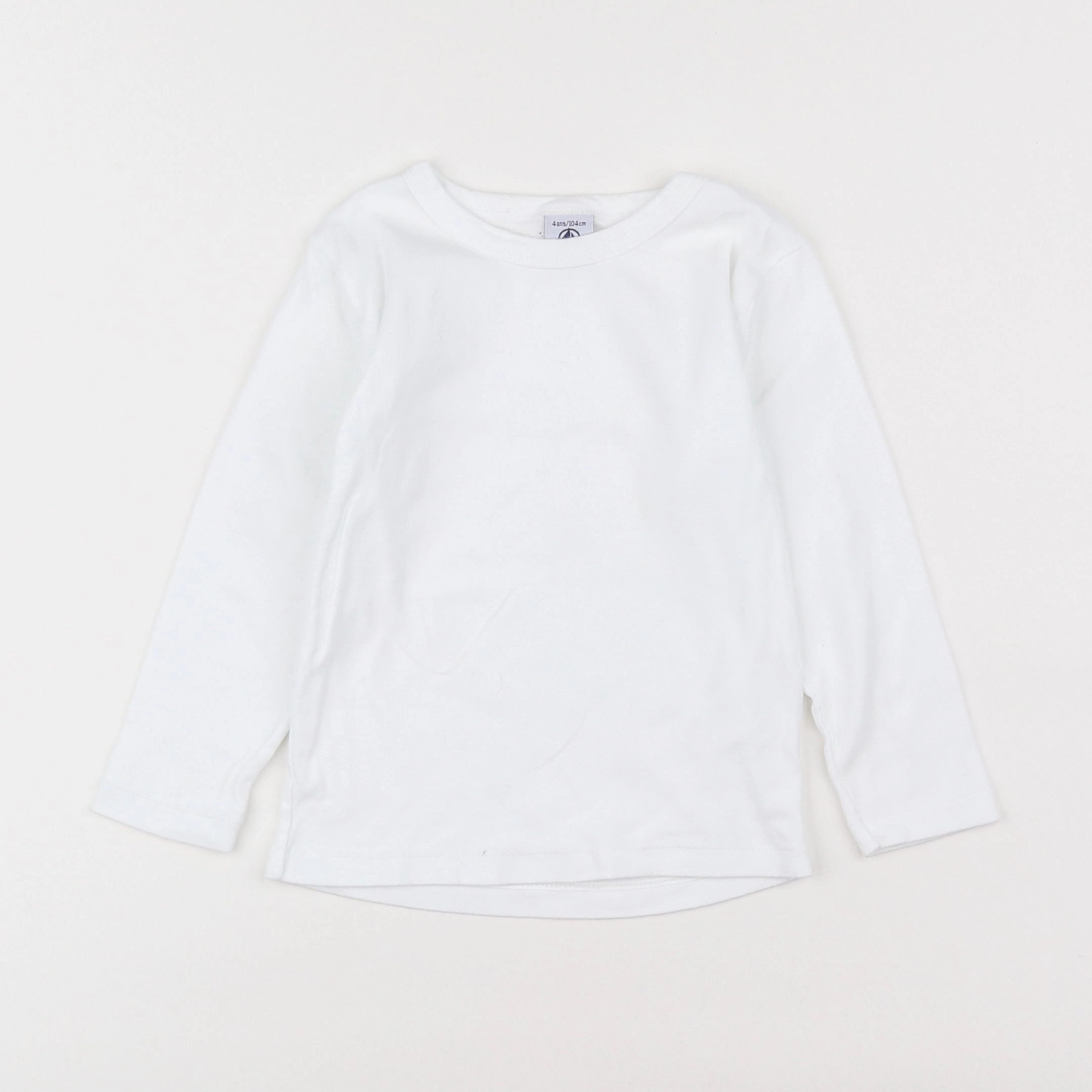 Petit Bateau - maillot de corps blanc - 4 ans