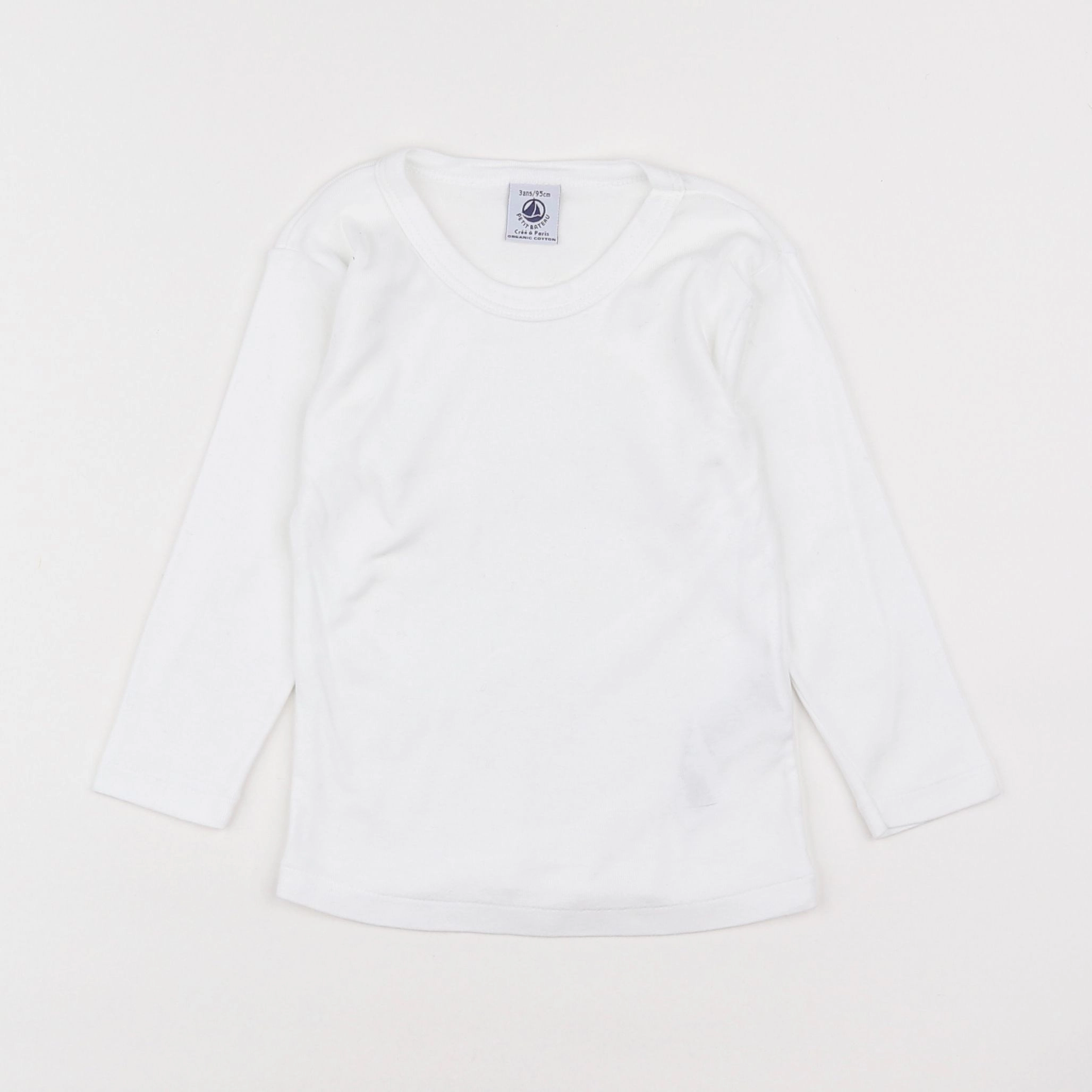 Petit Bateau - maillot de corps blanc - 3 ans