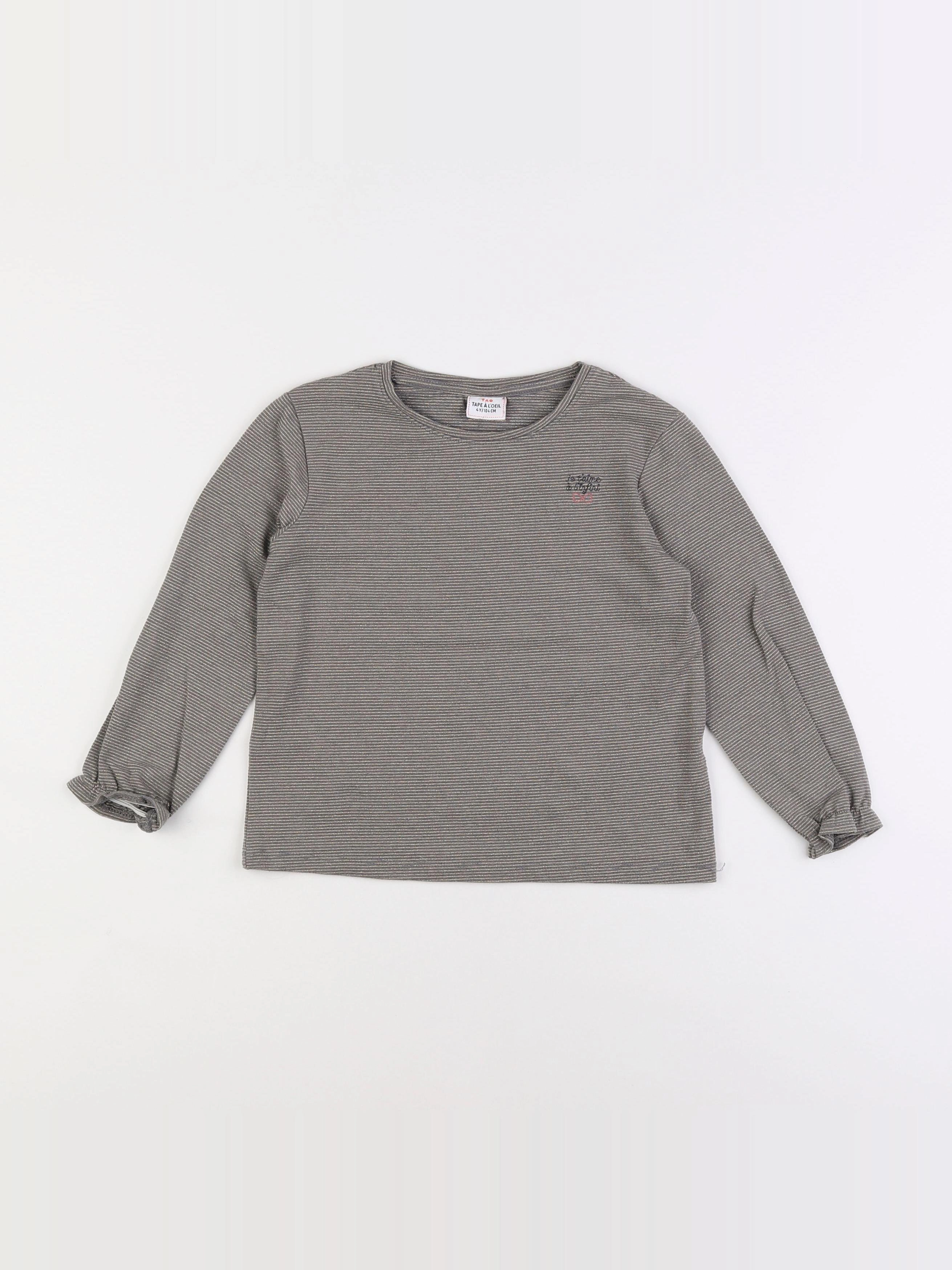 Tape à l'oeil - tee-shirt or, vert - 4 ans
