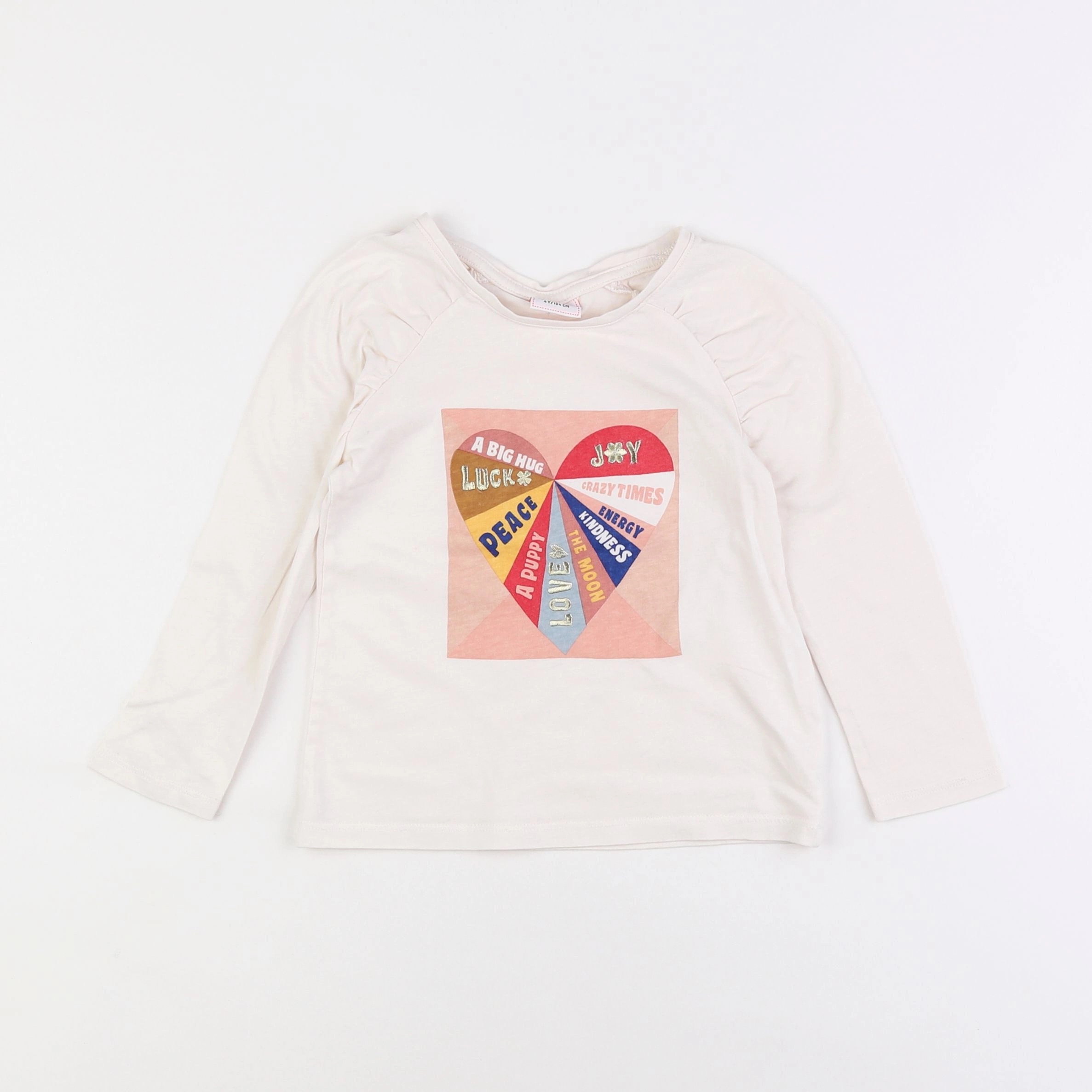 Tape à l'oeil - tee-shirt beige - 4 ans