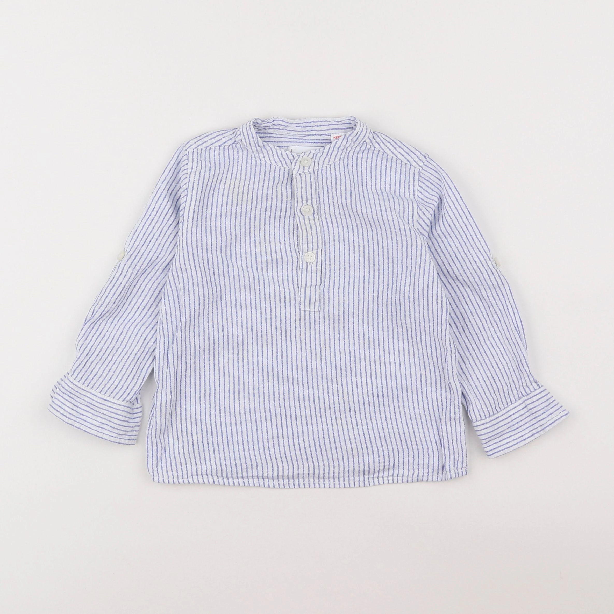 Mango - chemise bleu - 18 mois à 2 ans