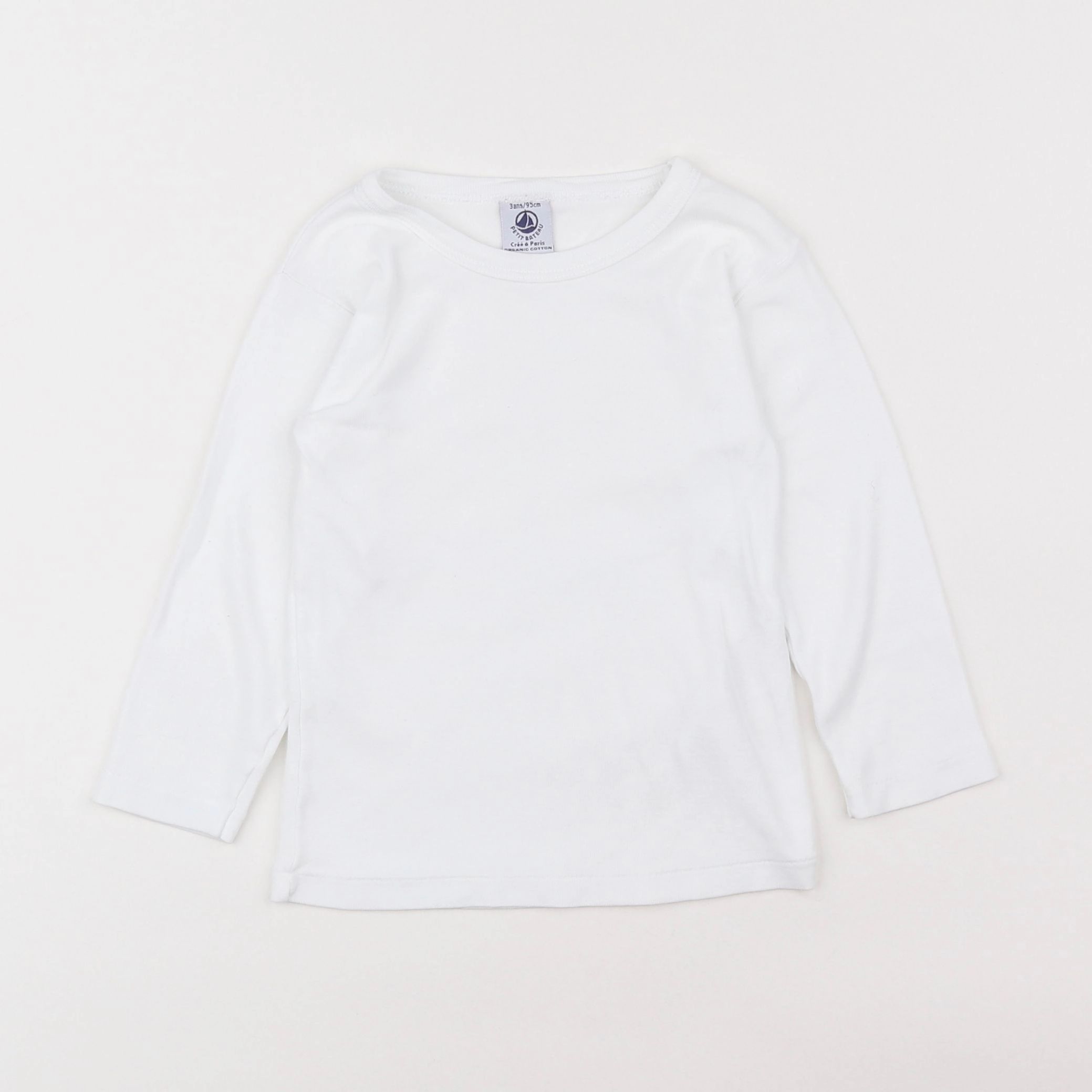 Petit Bateau - maillot de corps blanc - 3 ans