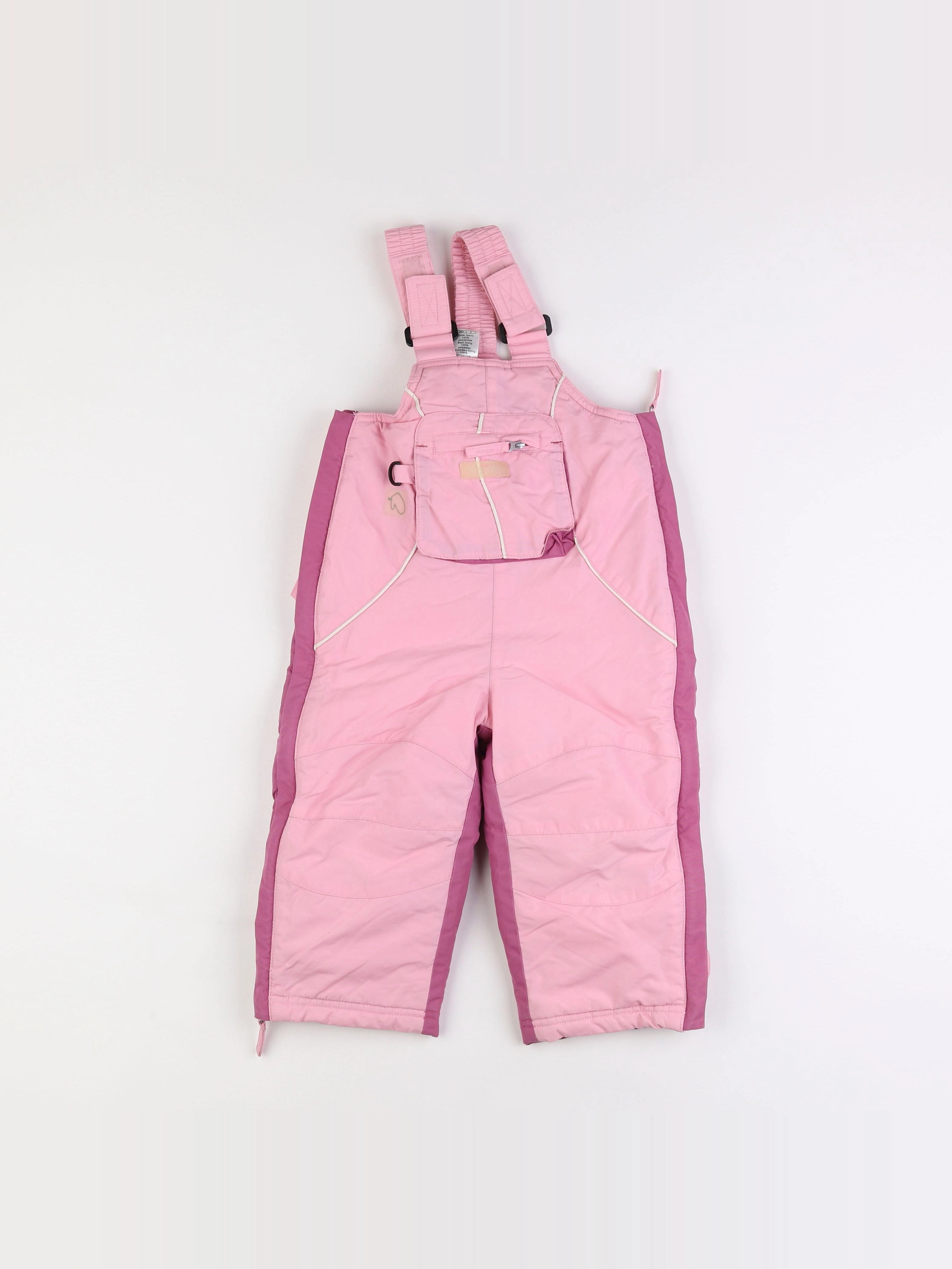 Decathlon ski - combinaison de ski rose - 2 ans