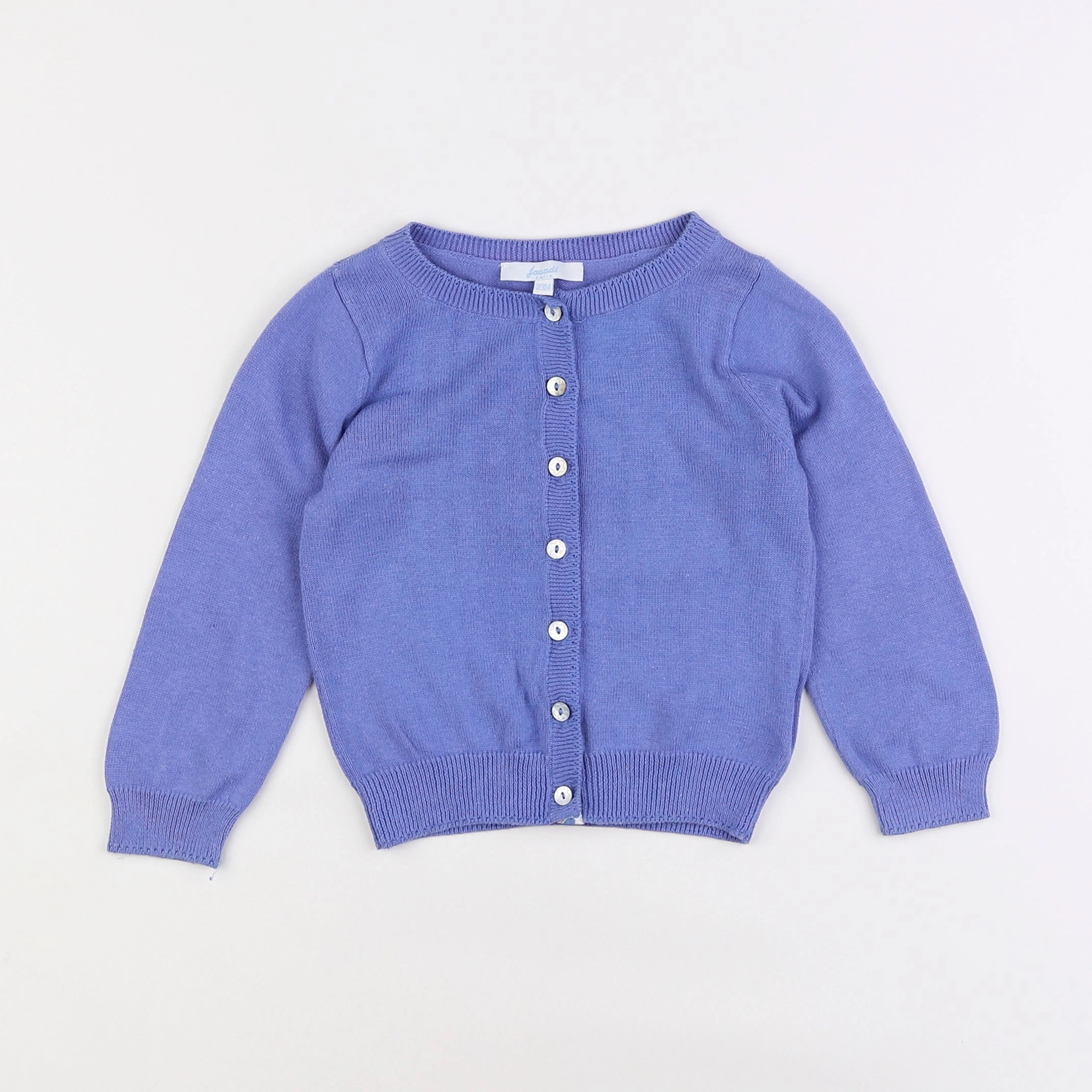 Jacadi - gilet bleu - 2 ans