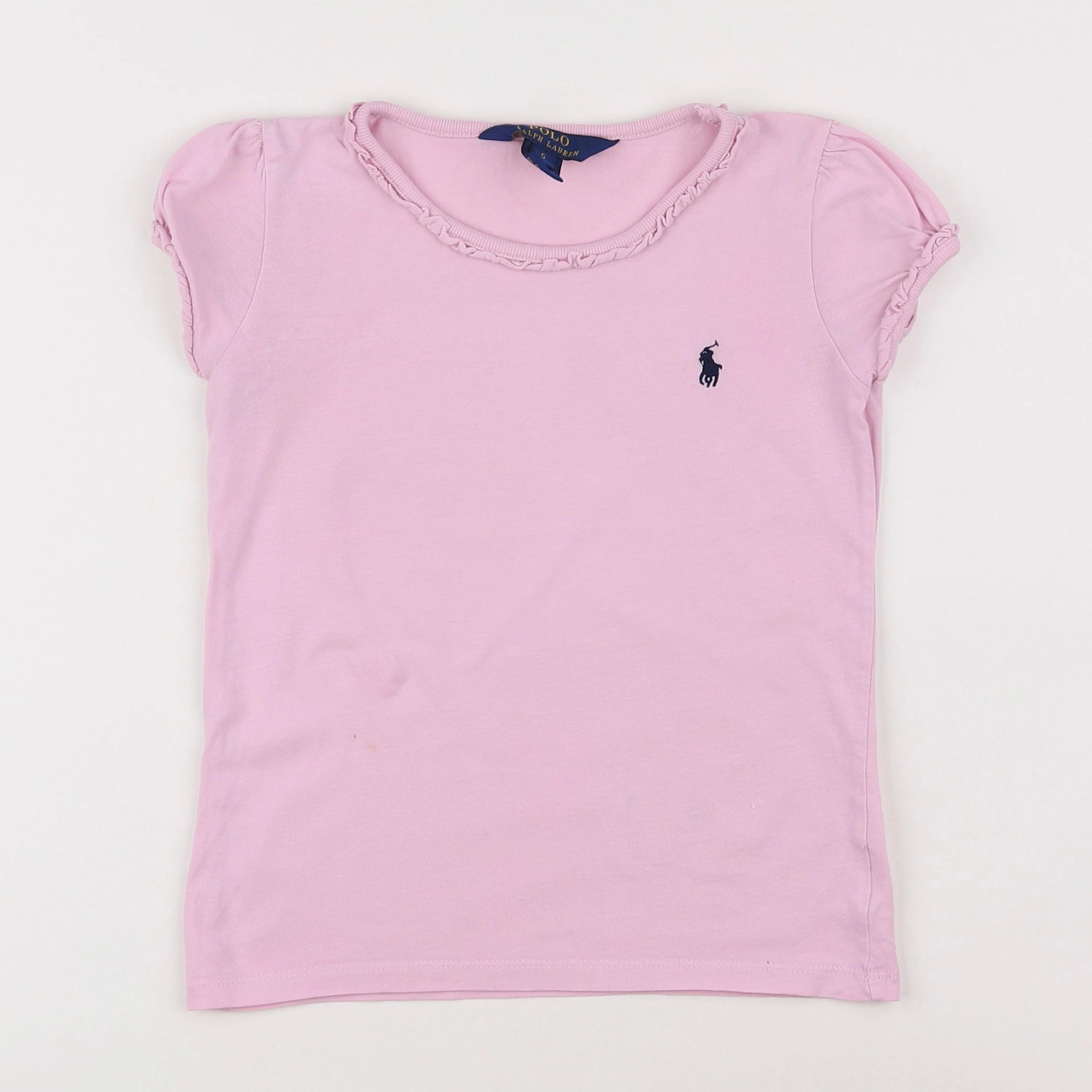 Ralph Lauren - tee-shirt rose - 5 ans