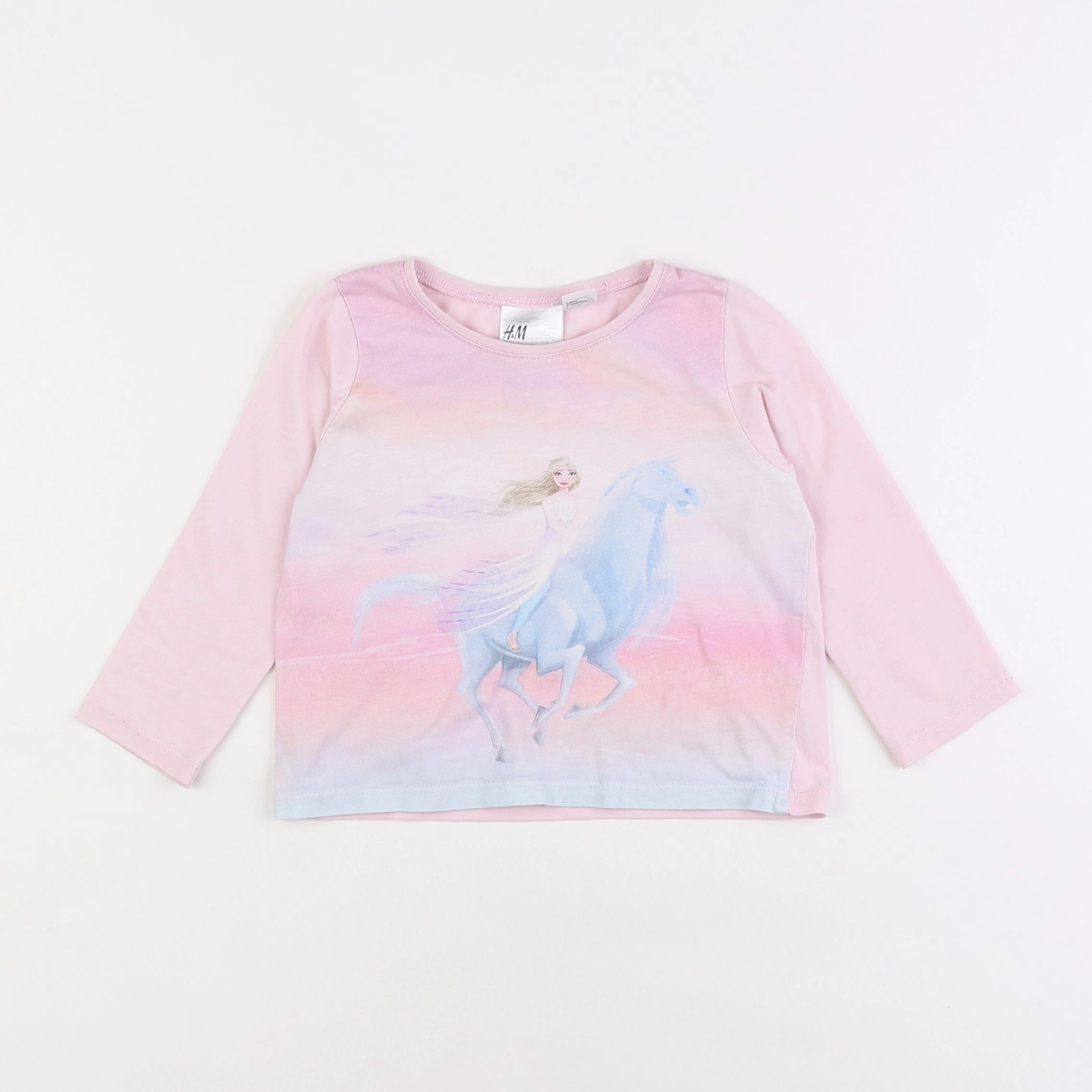 H&M - tee-shirt rose - 18 mois à 2 ans