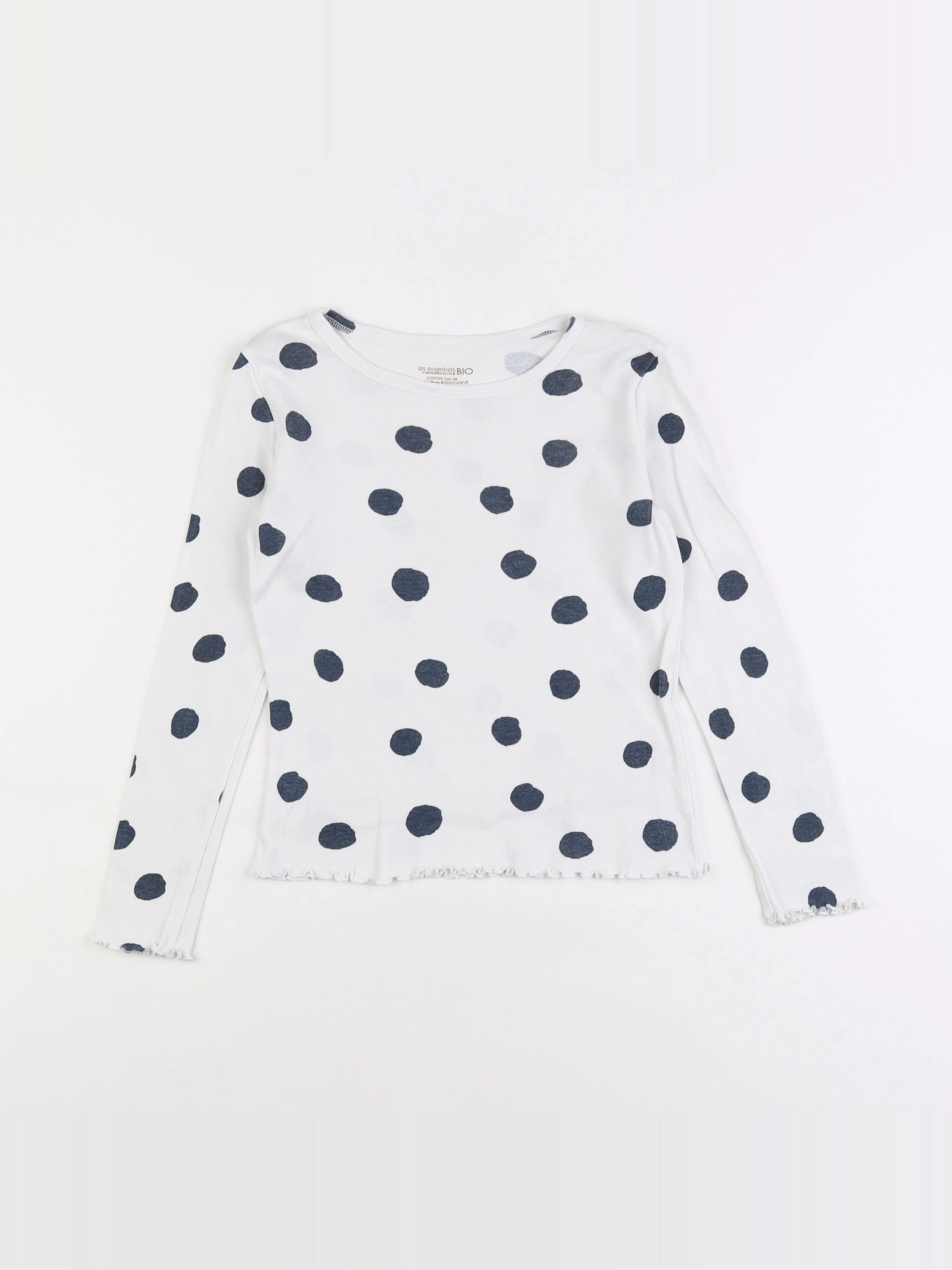 Monoprix - tee-shirt blanc - 8 ans