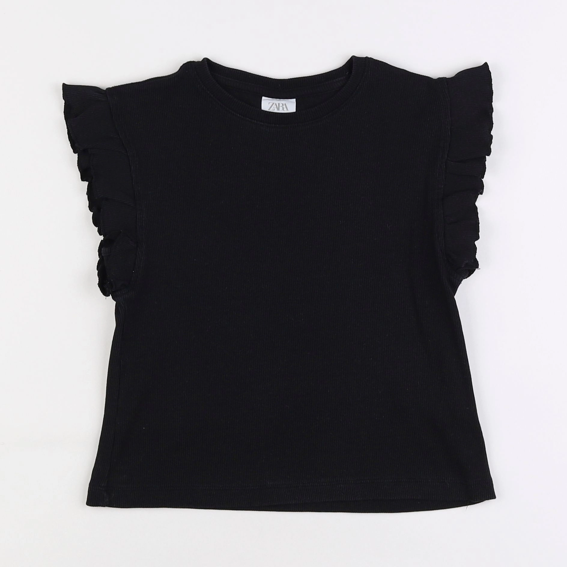 Zara - tee-shirt noir - 8/9 ans