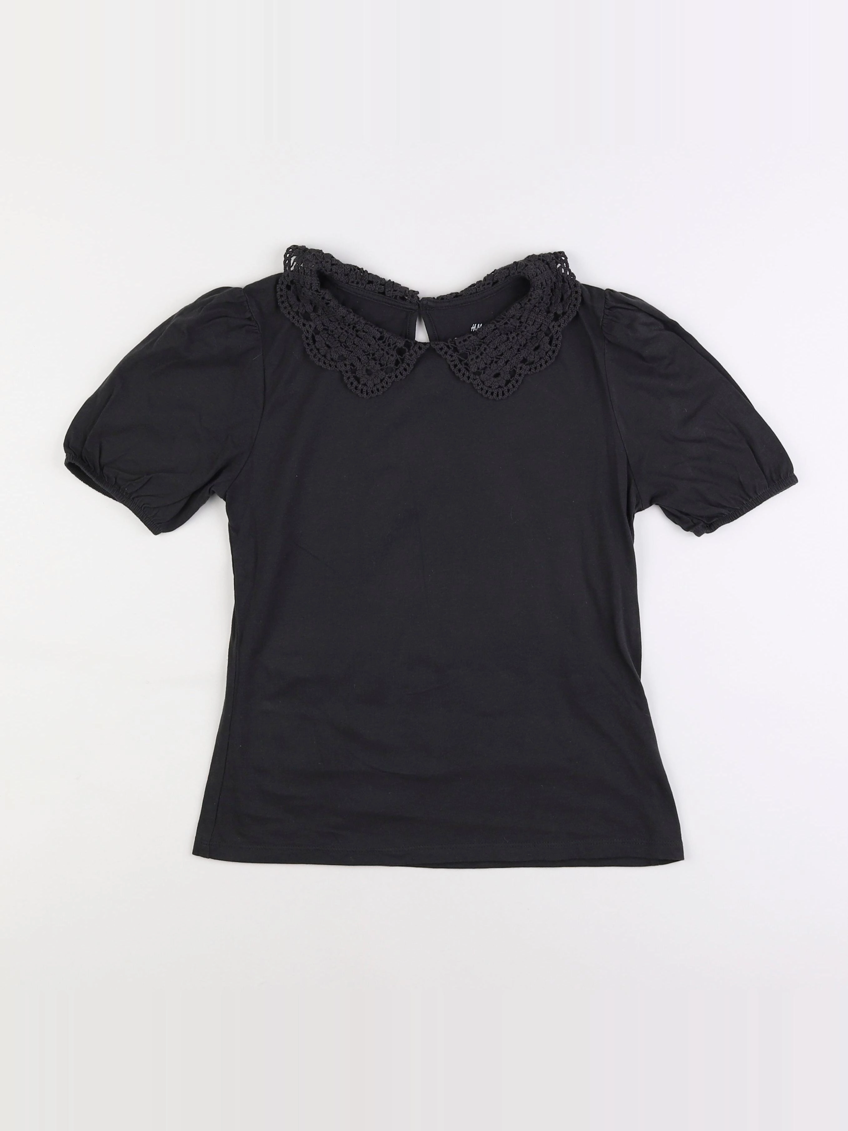 H&M - tee-shirt gris - 8/10 ans