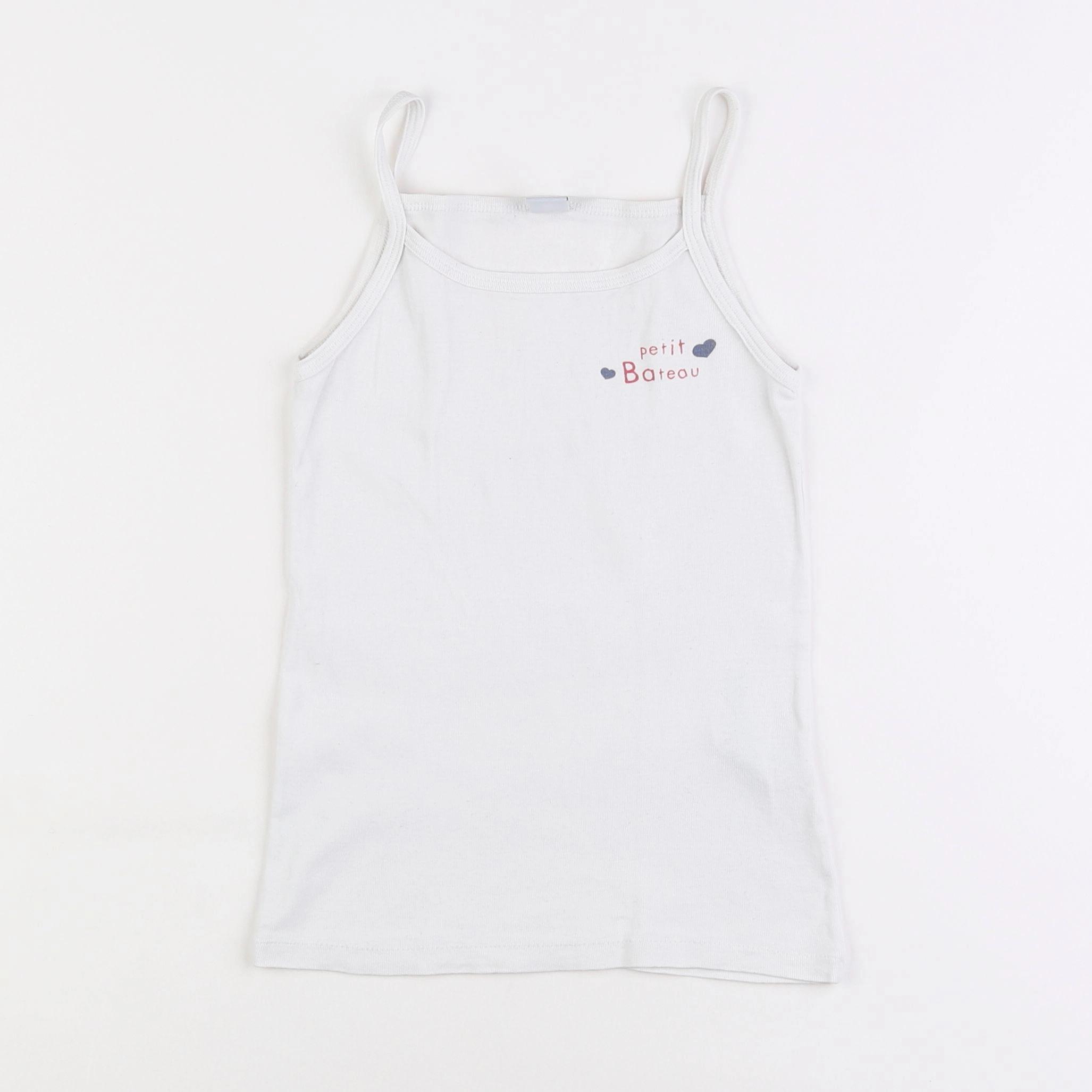 Petit Bateau - maillot de corps blanc - 8 ans