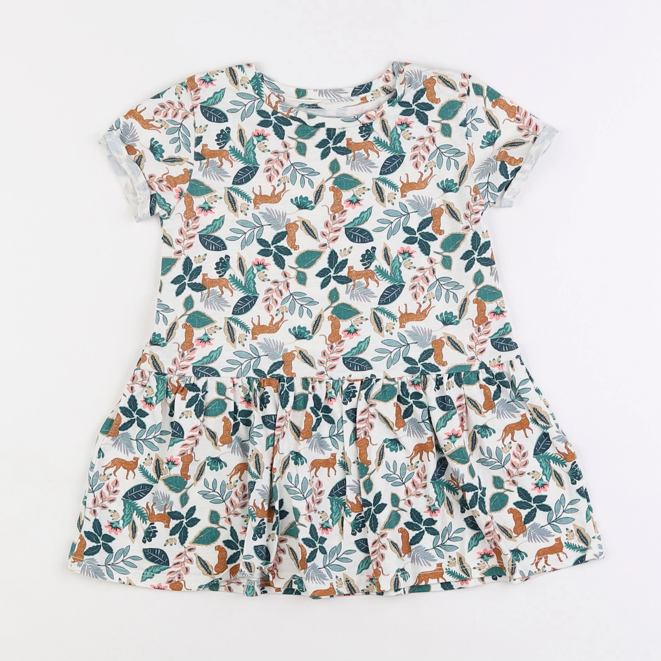 Vertbaudet - robe multicolore - 3 ans