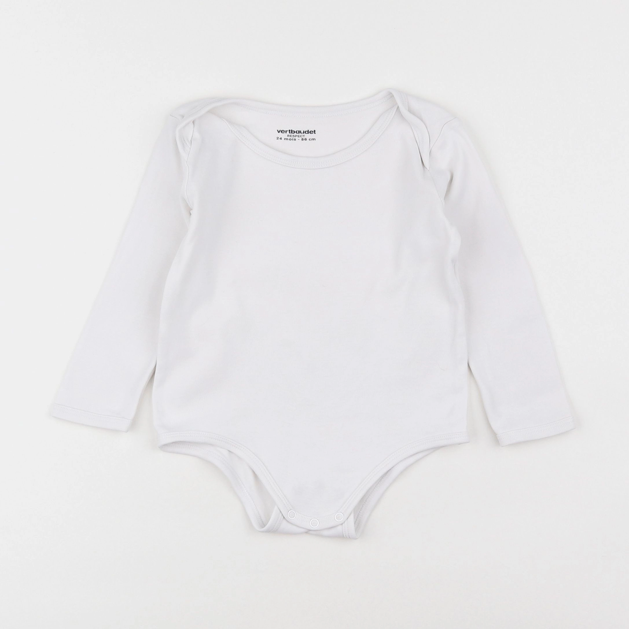 Vertbaudet - body blanc - 2 ans