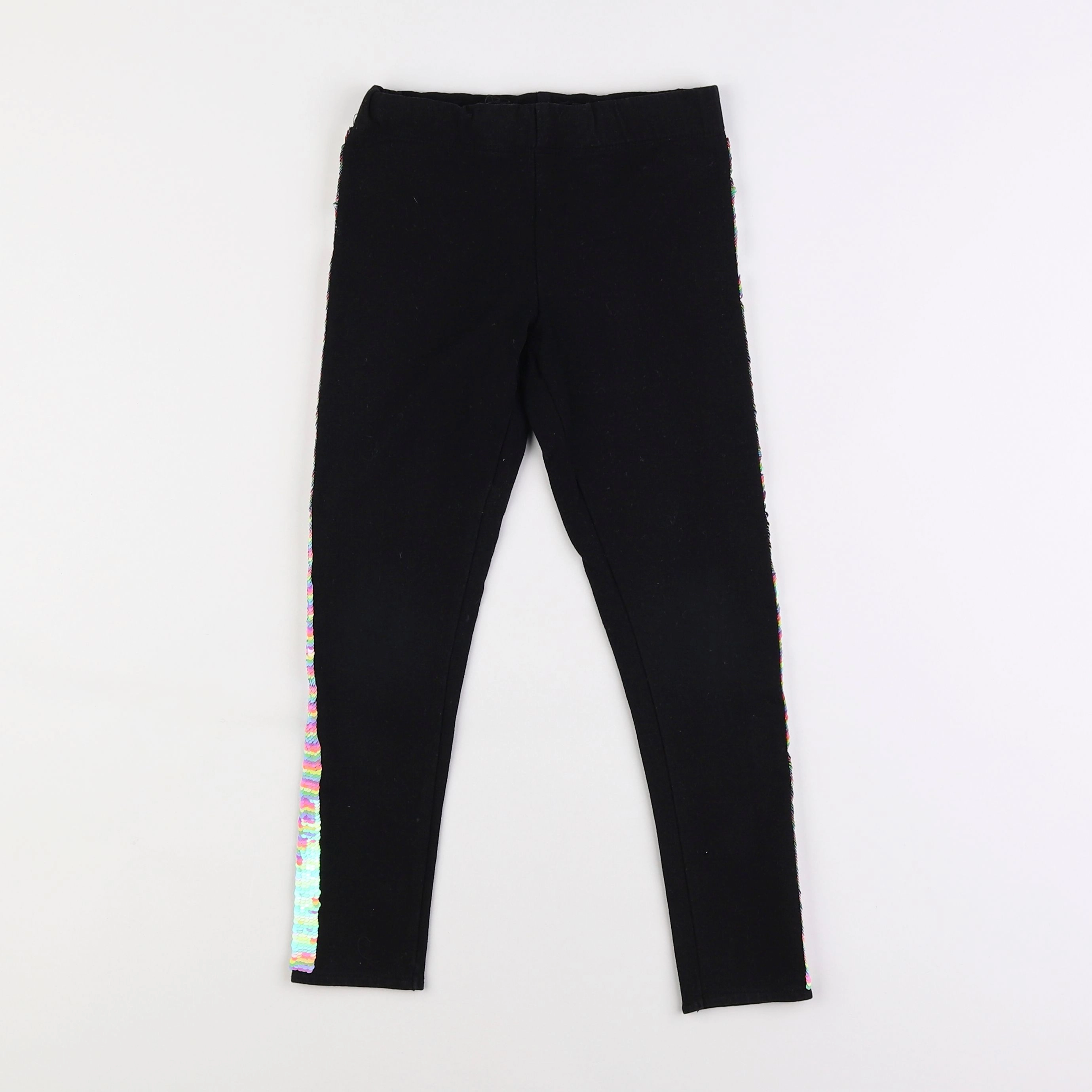 H&M - legging noir - 7/8 ans