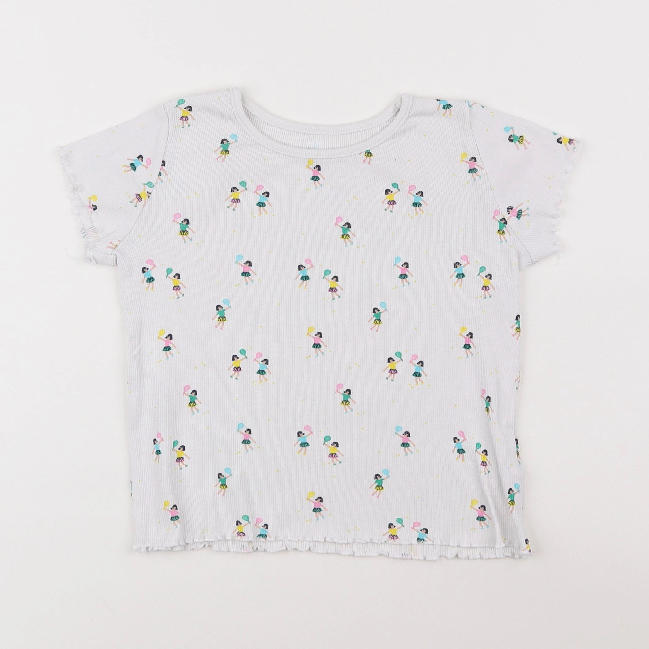 Monoprix - tee-shirt blanc - 6 ans