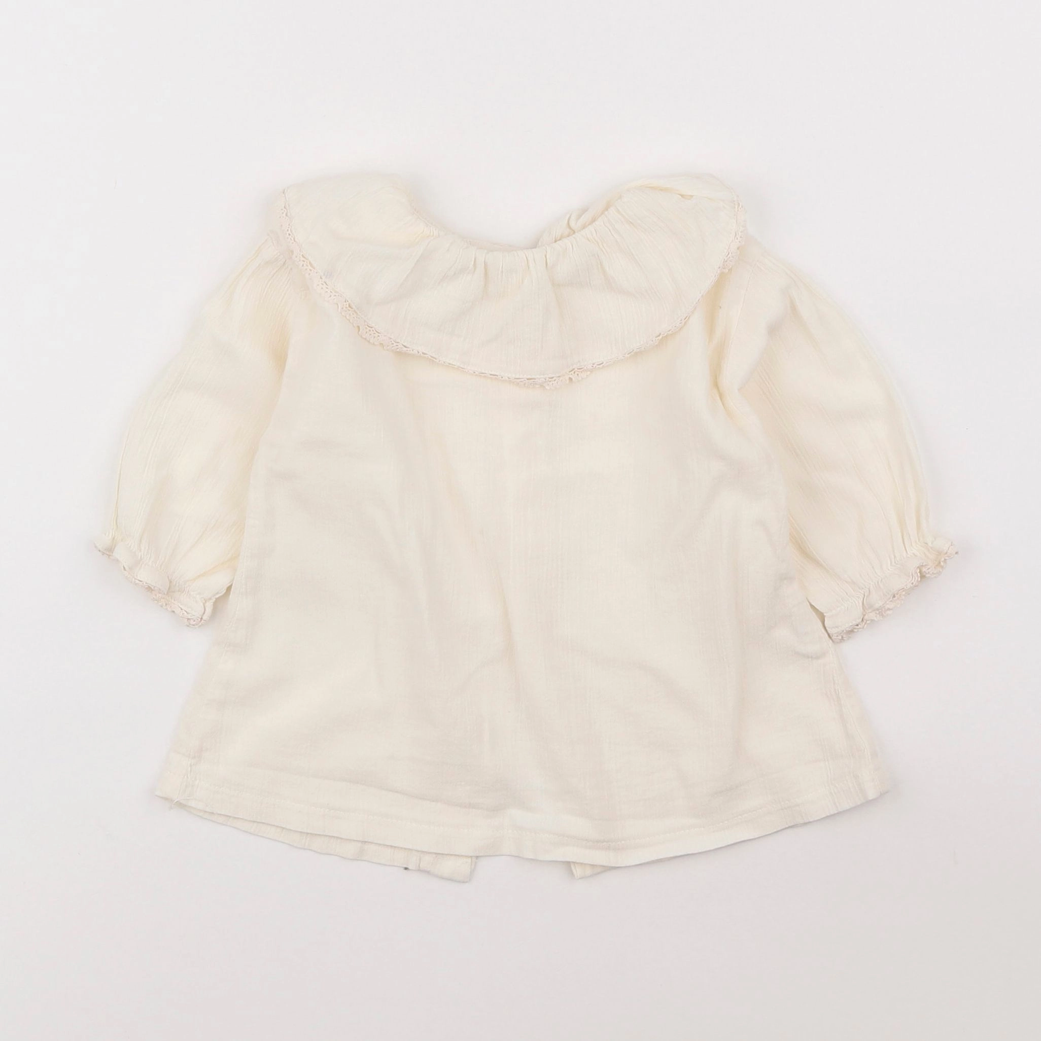 Zara - blouse beige - 12/18 mois