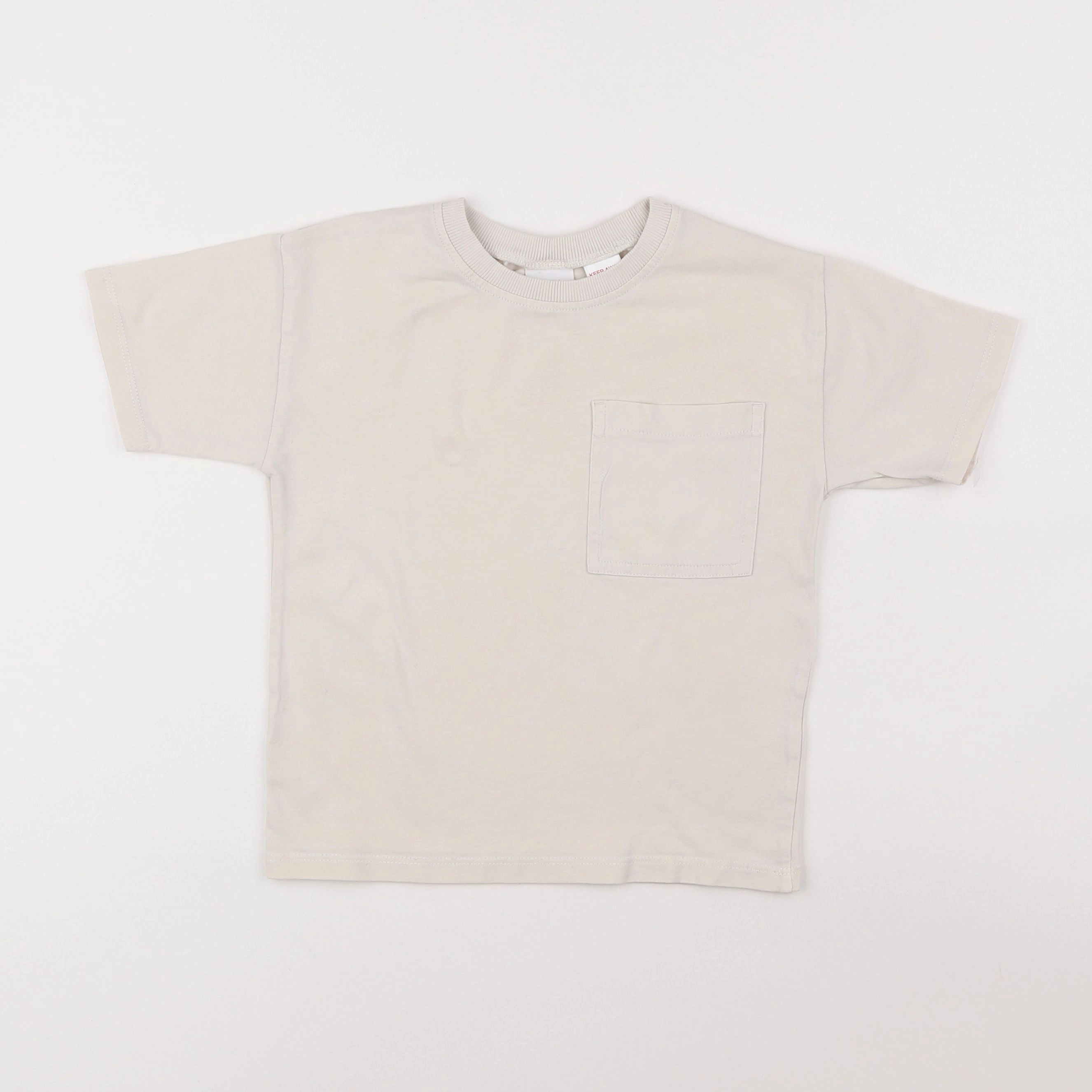 Zara - tee-shirt beige - 3/4 ans