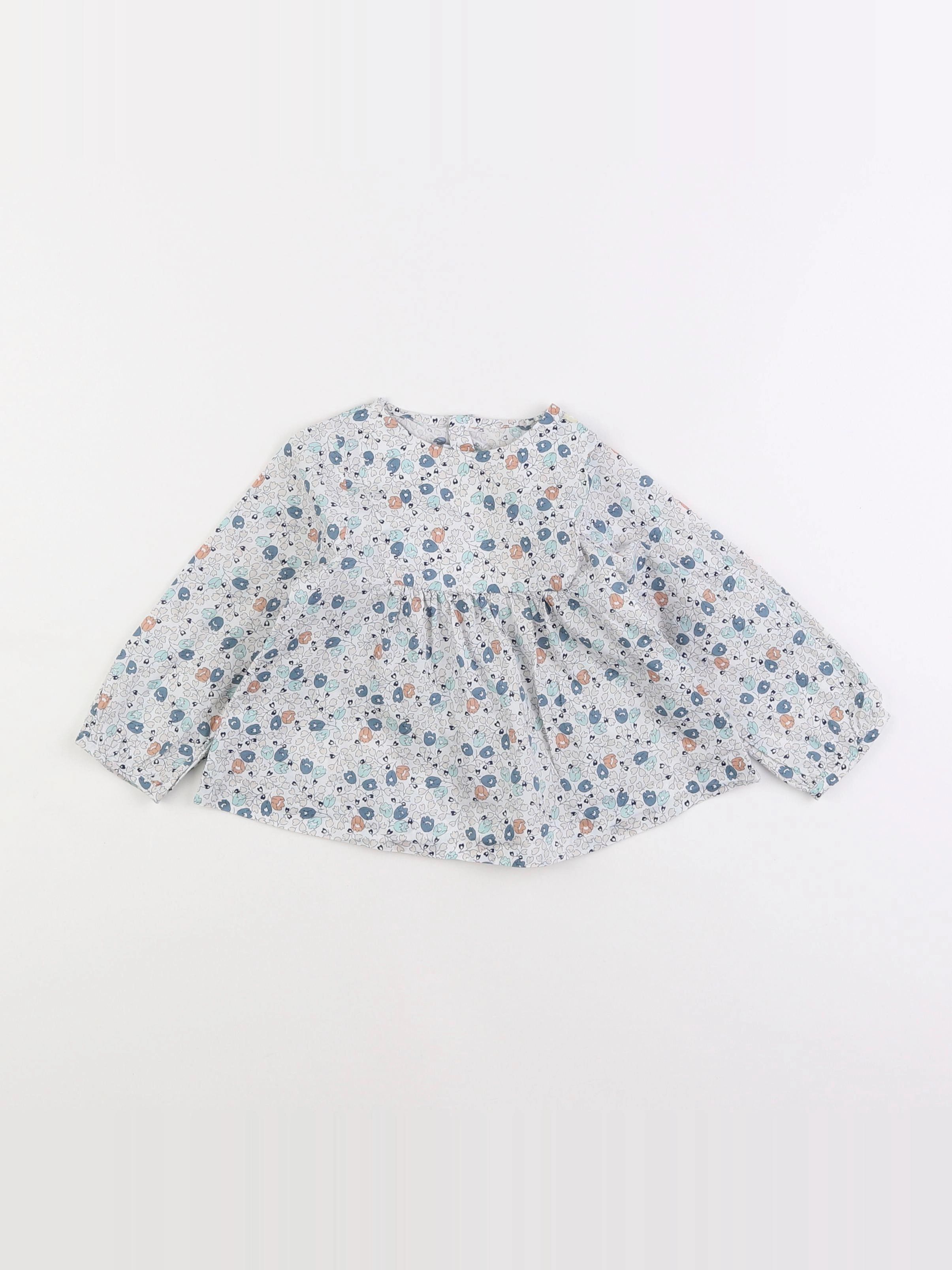 Jacadi - blouse liberty multicolore - 18 mois