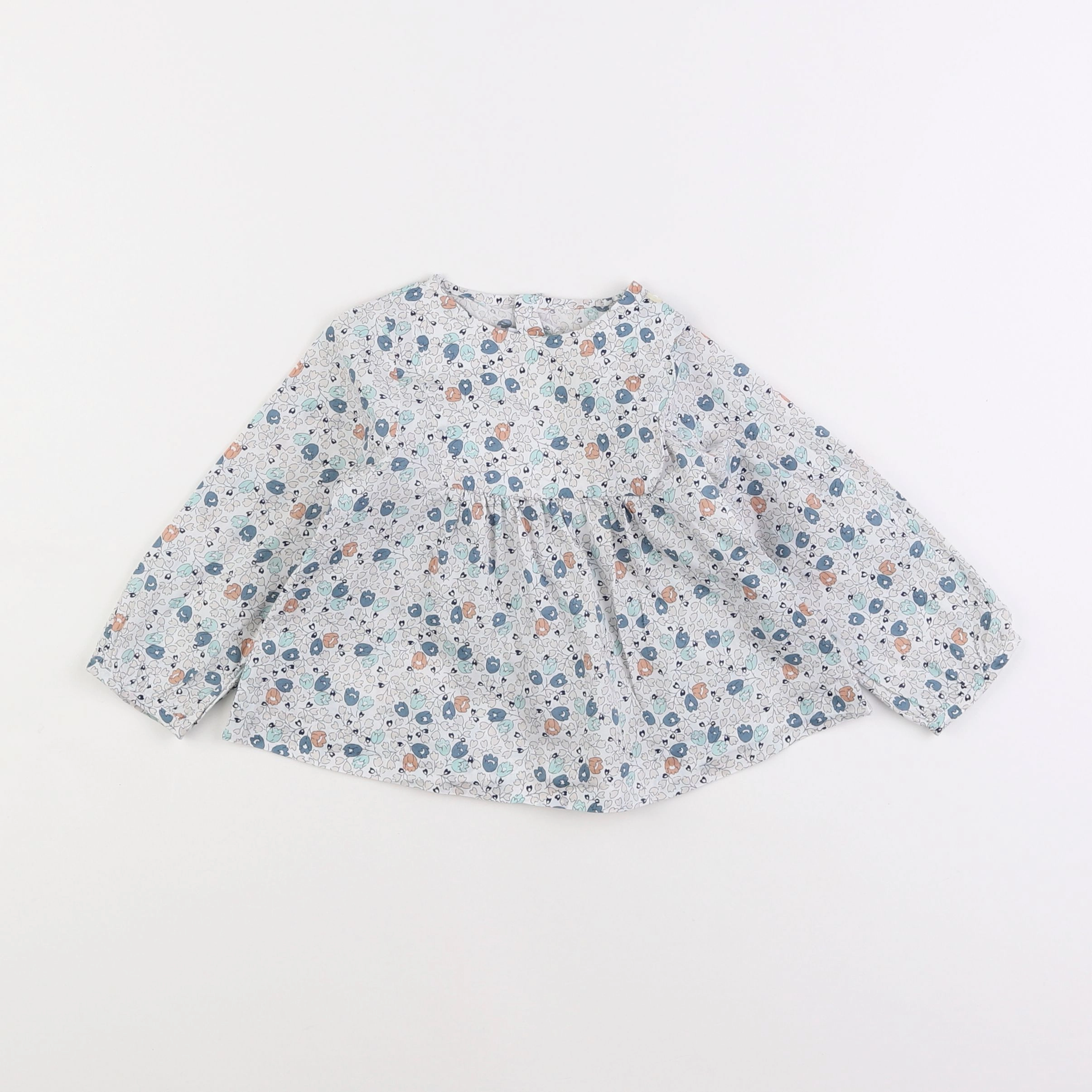 Jacadi - blouse liberty multicolore - 18 mois