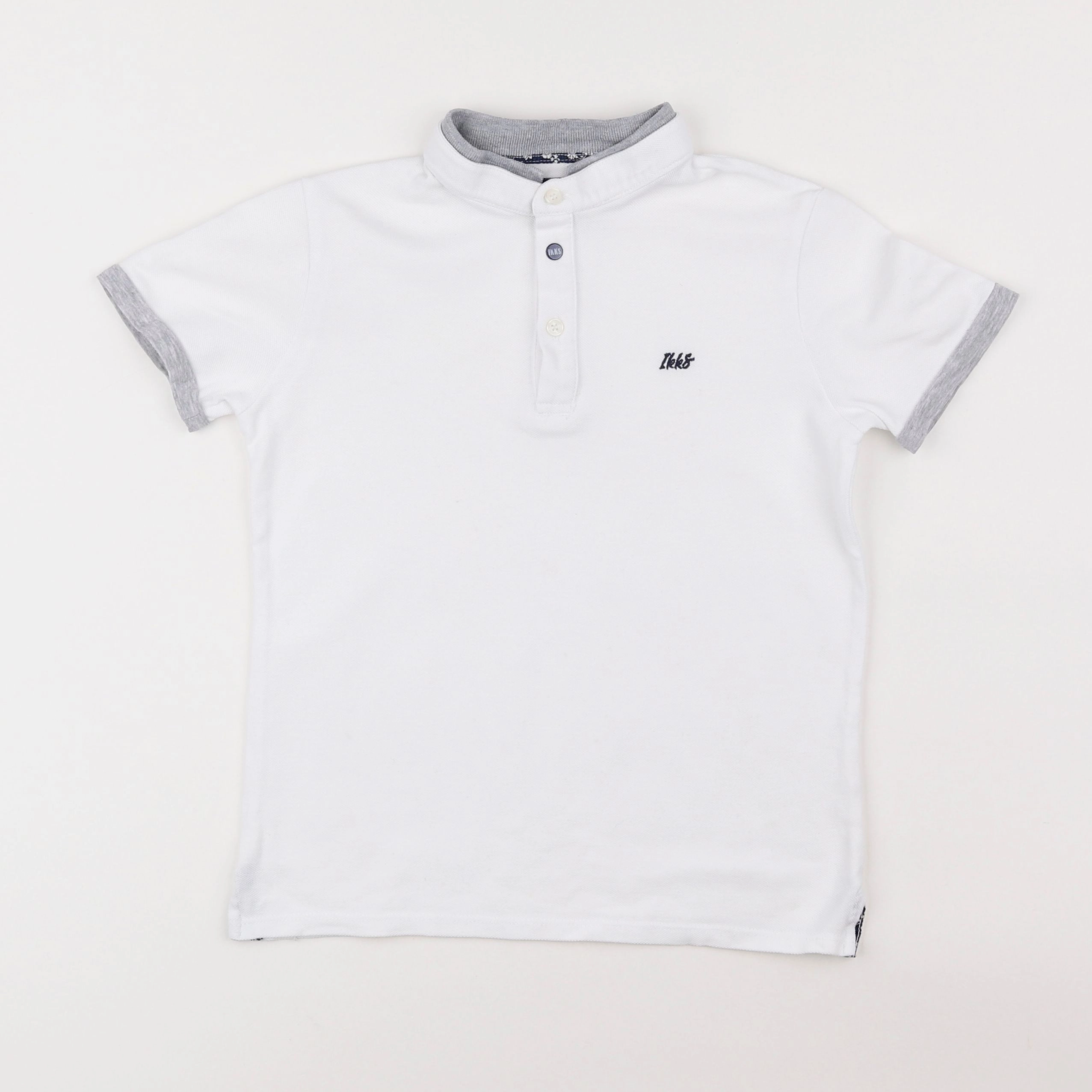 IKKS - polo blanc - 8 ans