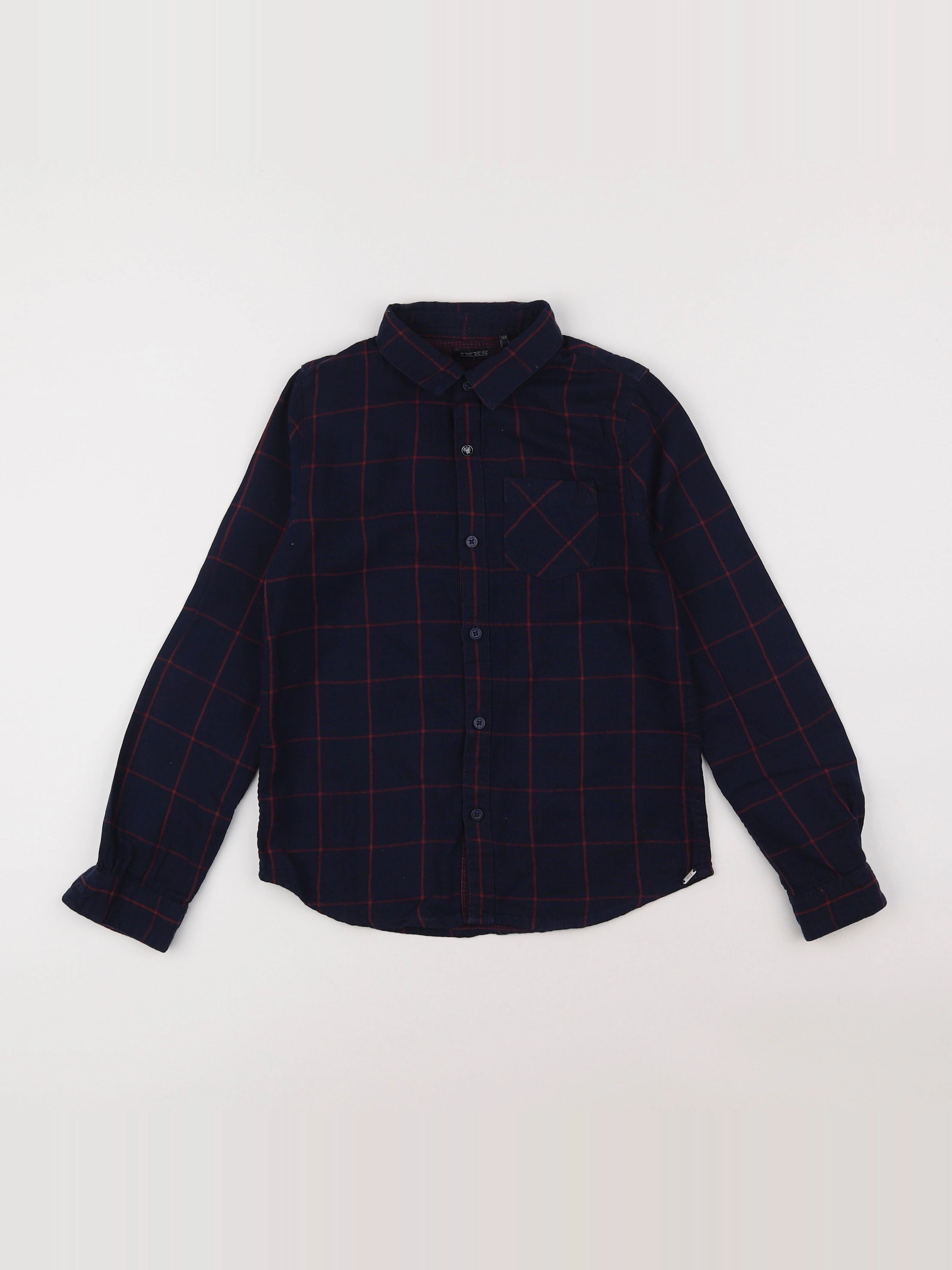 IKKS - chemise bleu - 8 ans