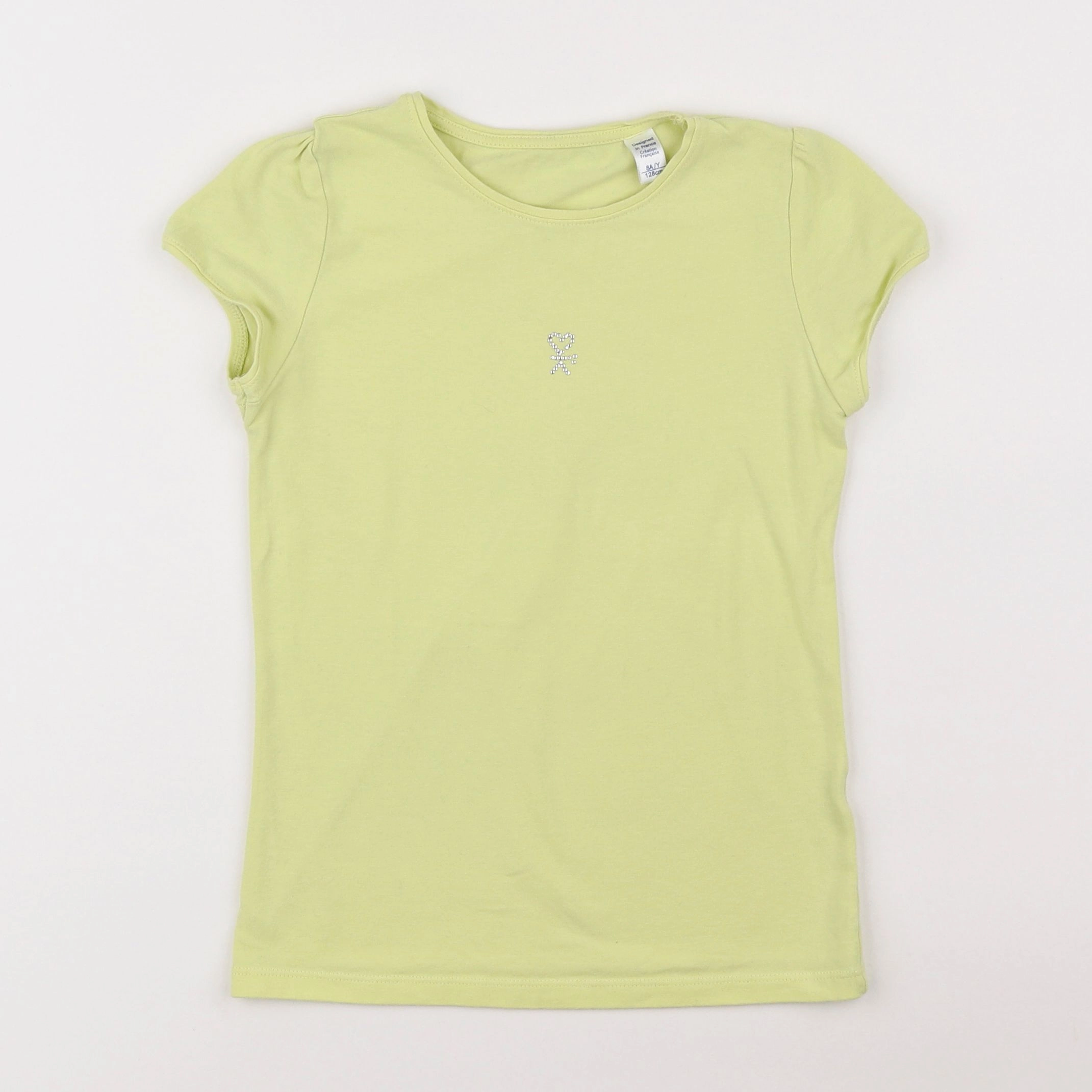 Okaidi - tee-shirt jaune - 8 ans