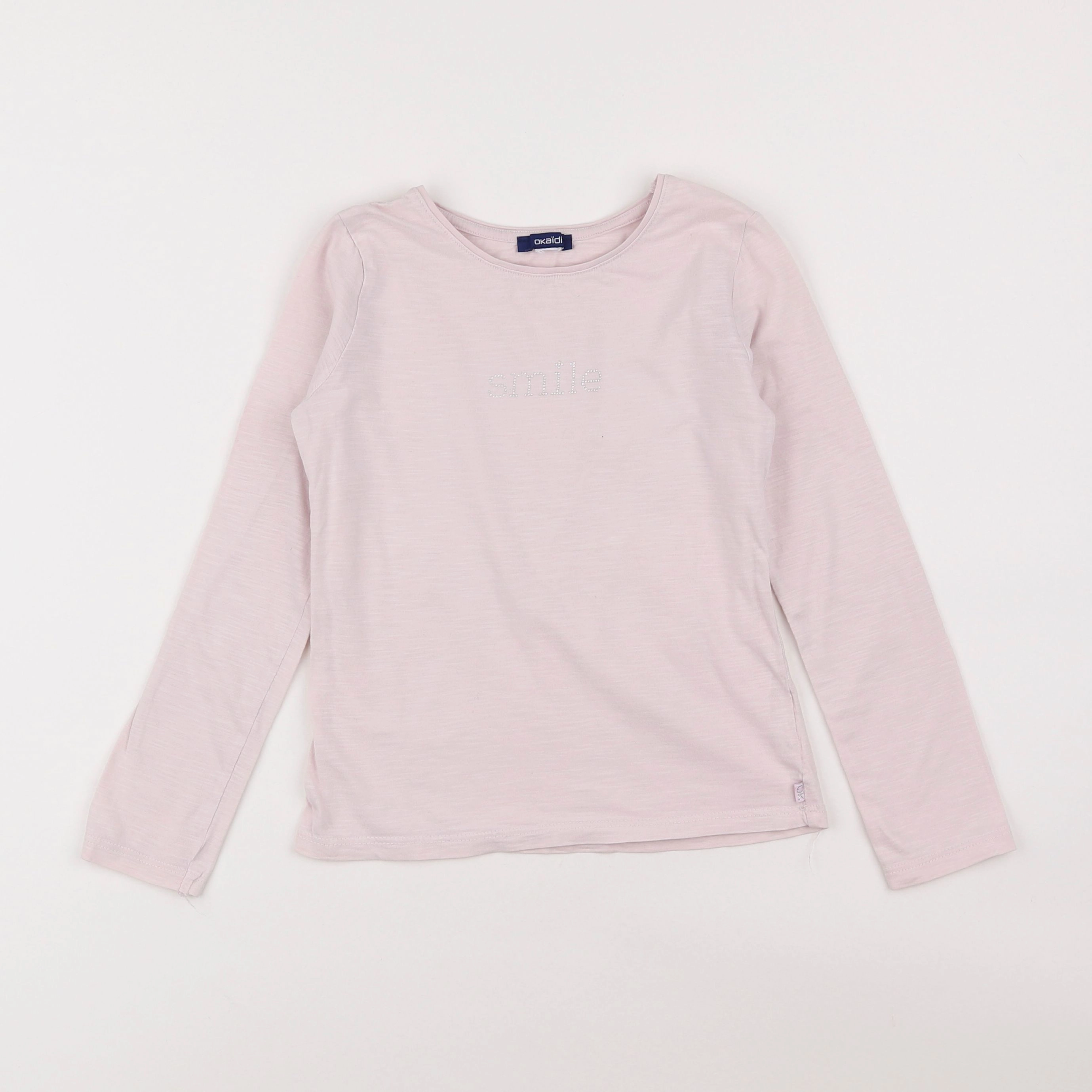 Okaidi - tee-shirt rose - 8 ans