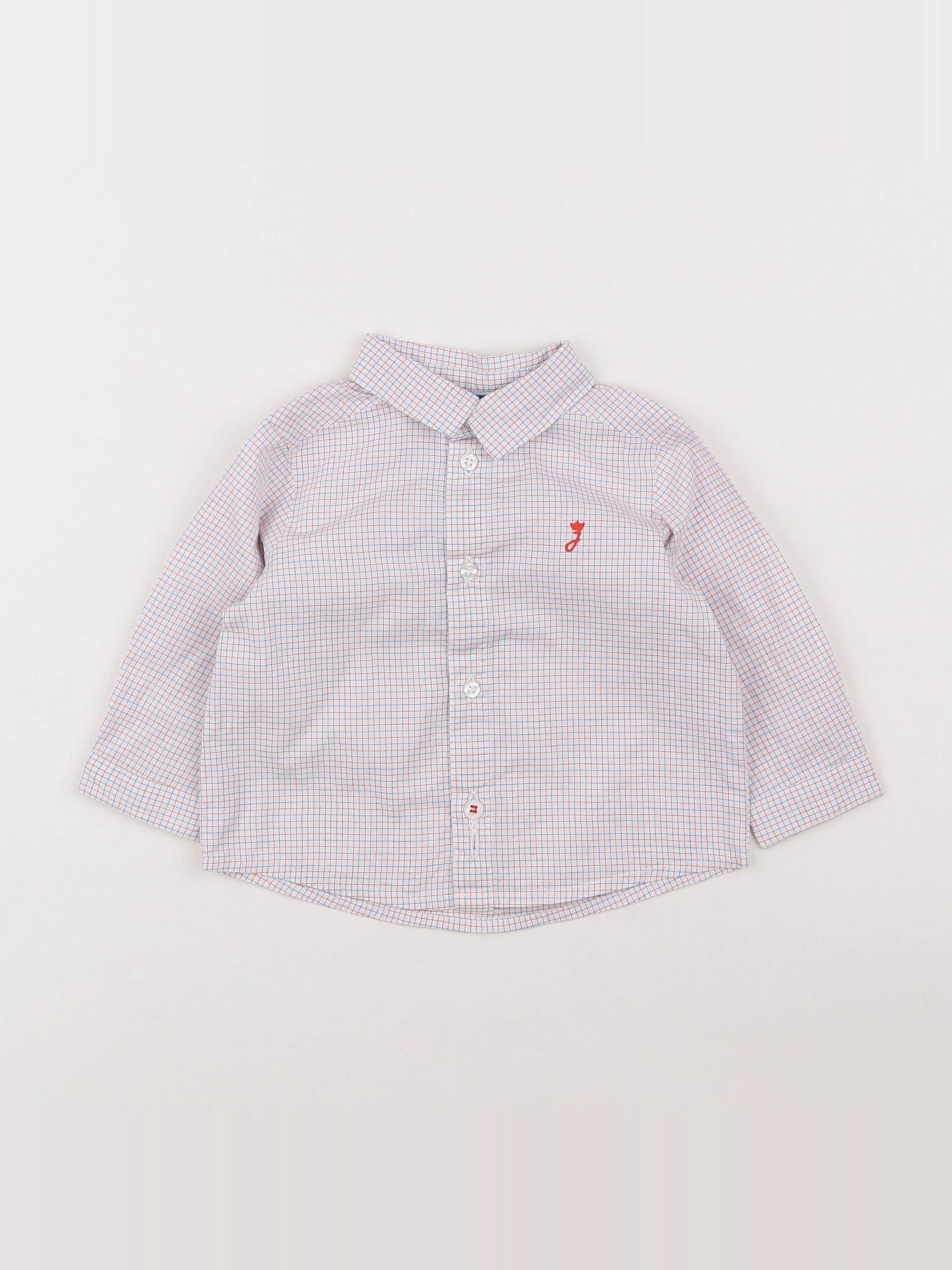 Jacadi - chemise blanc - 6 mois