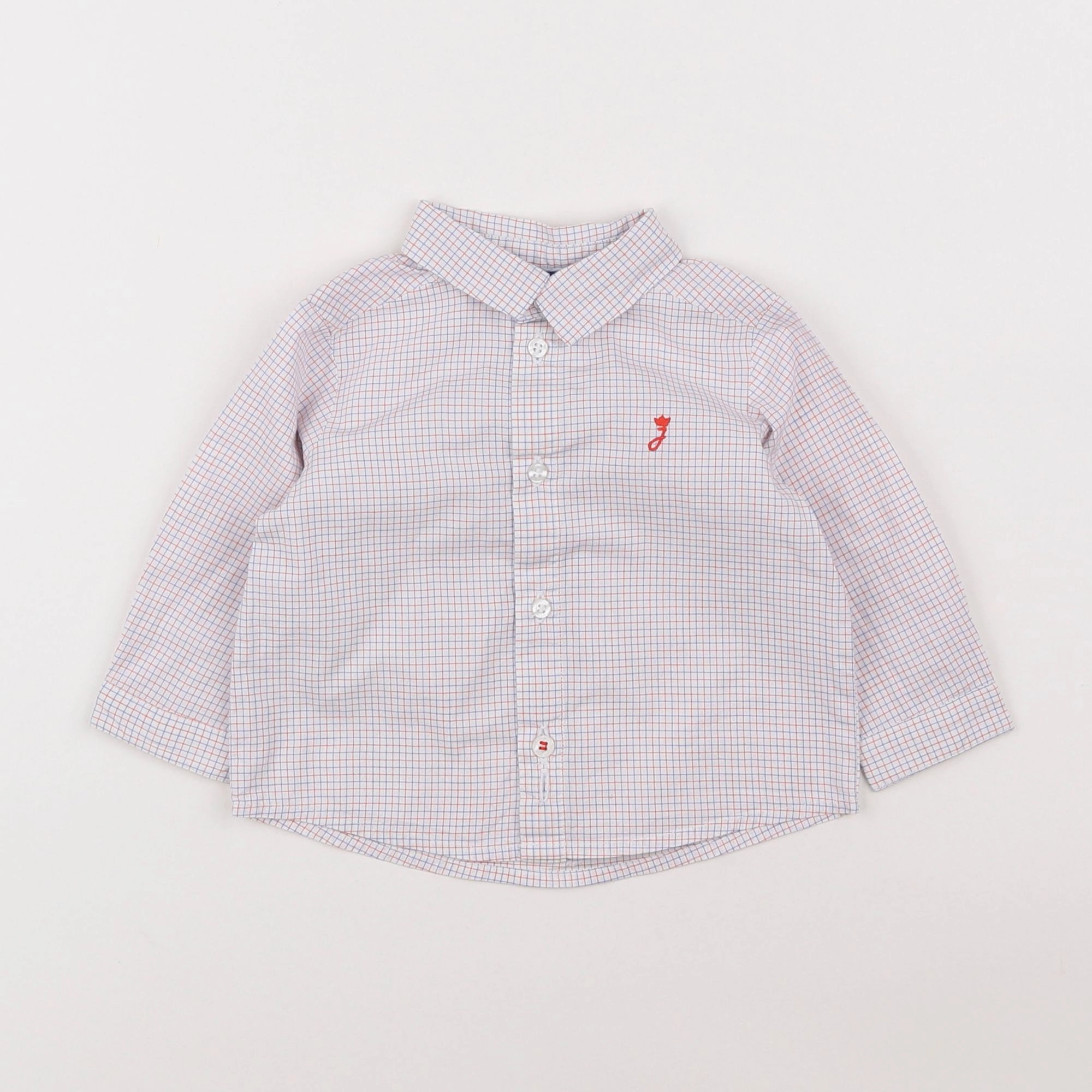 Jacadi - chemise blanc - 6 mois