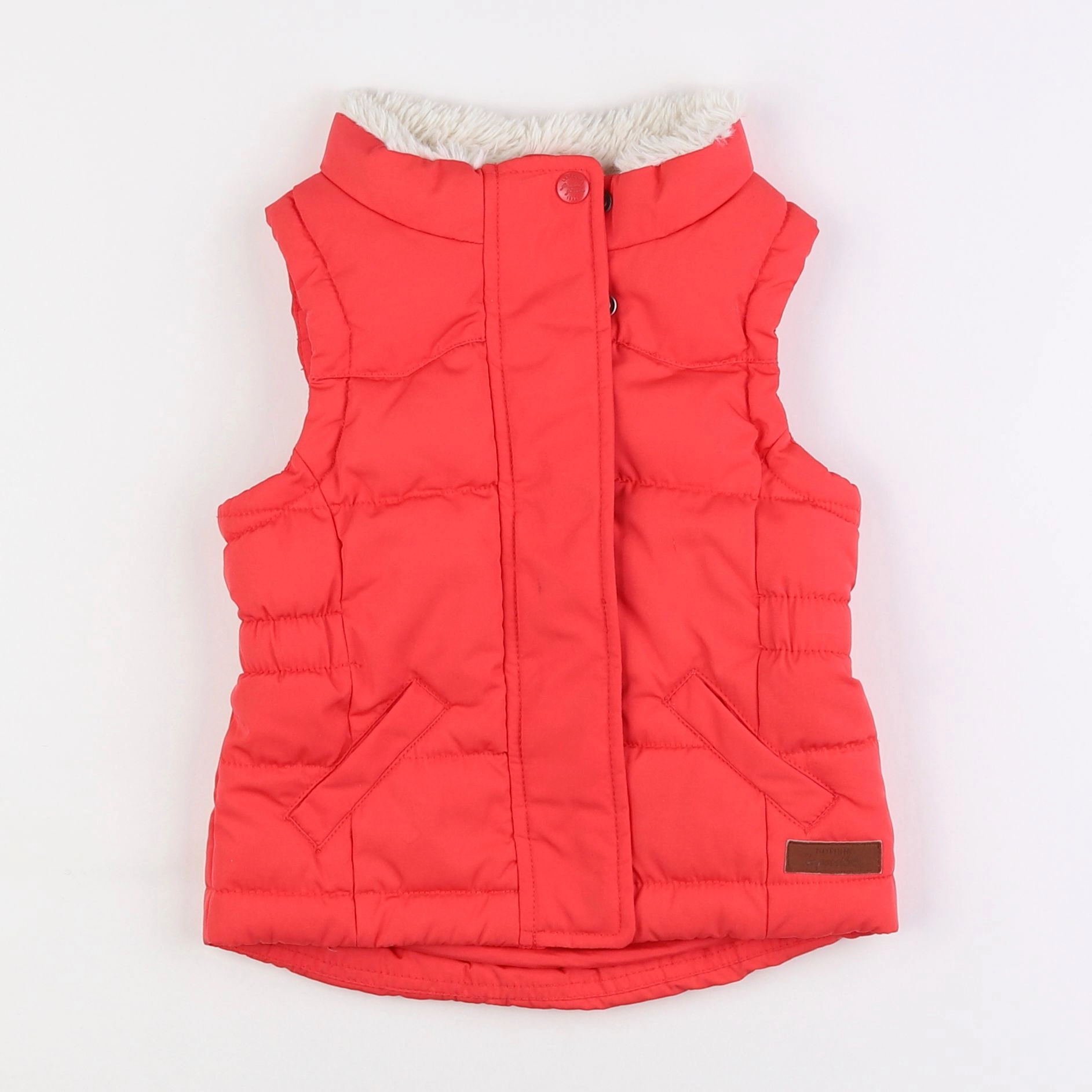 H&M - doudoune orange - 2/3 ans