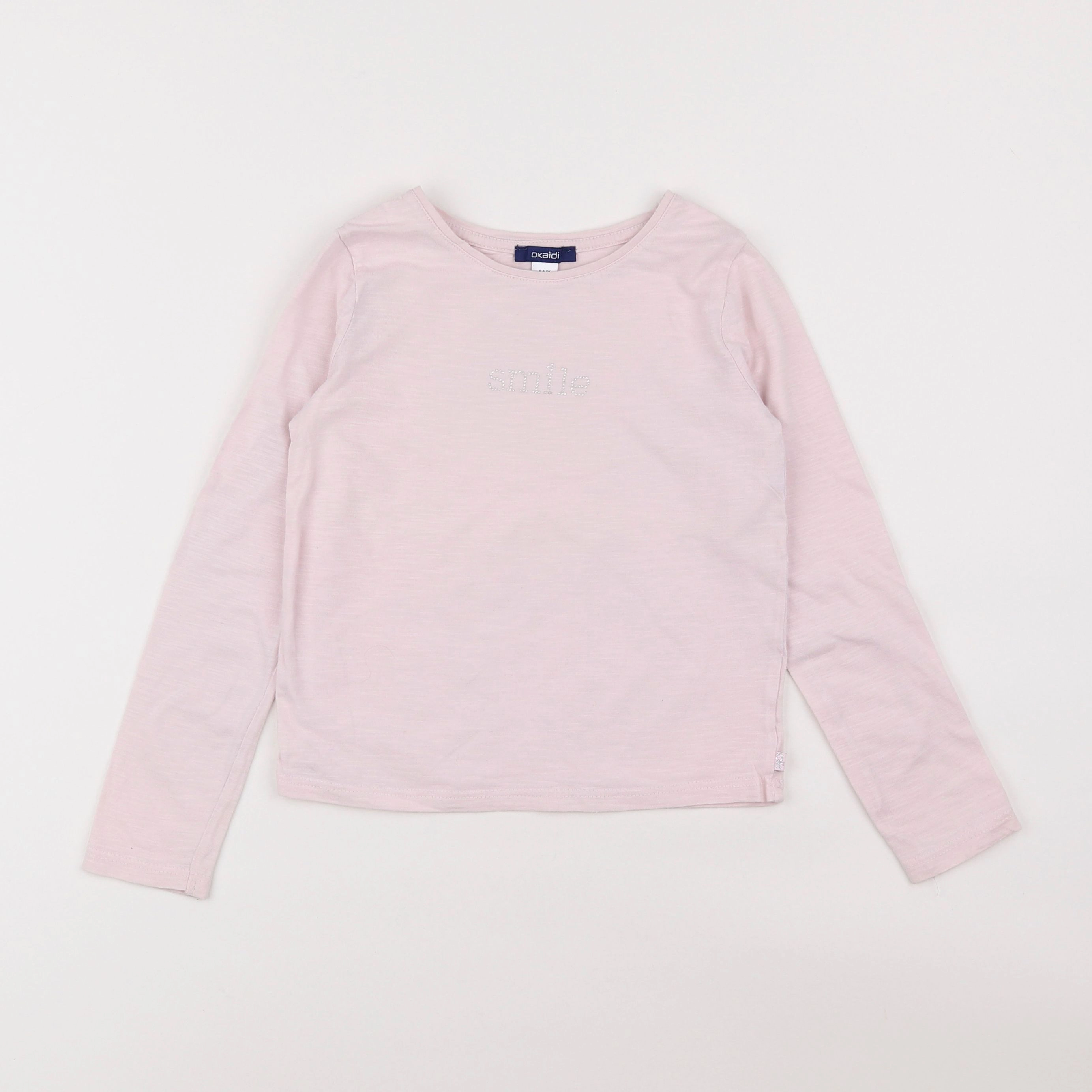 Okaidi - tee-shirt rose - 6 ans