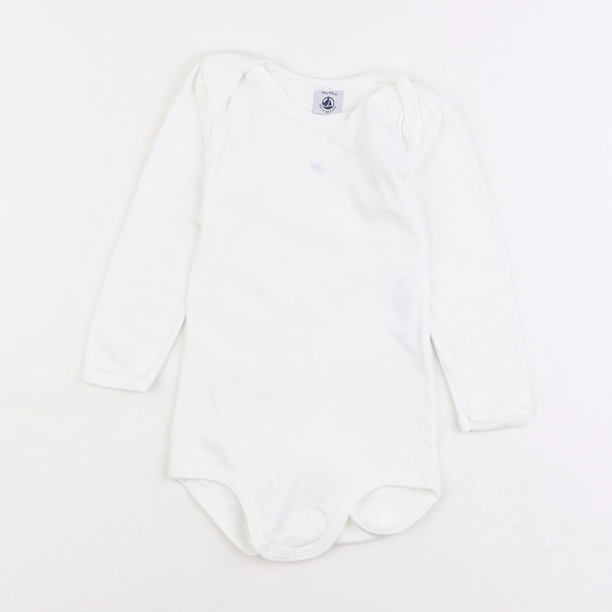 Petit Bateau - body blanc - 3 ans