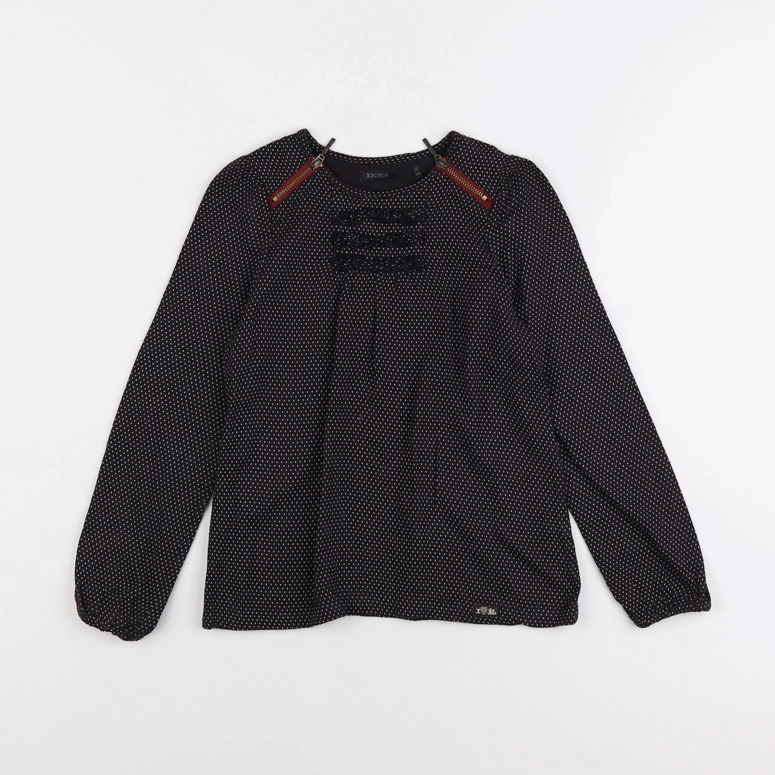 IKKS - blouse noir - 6 ans