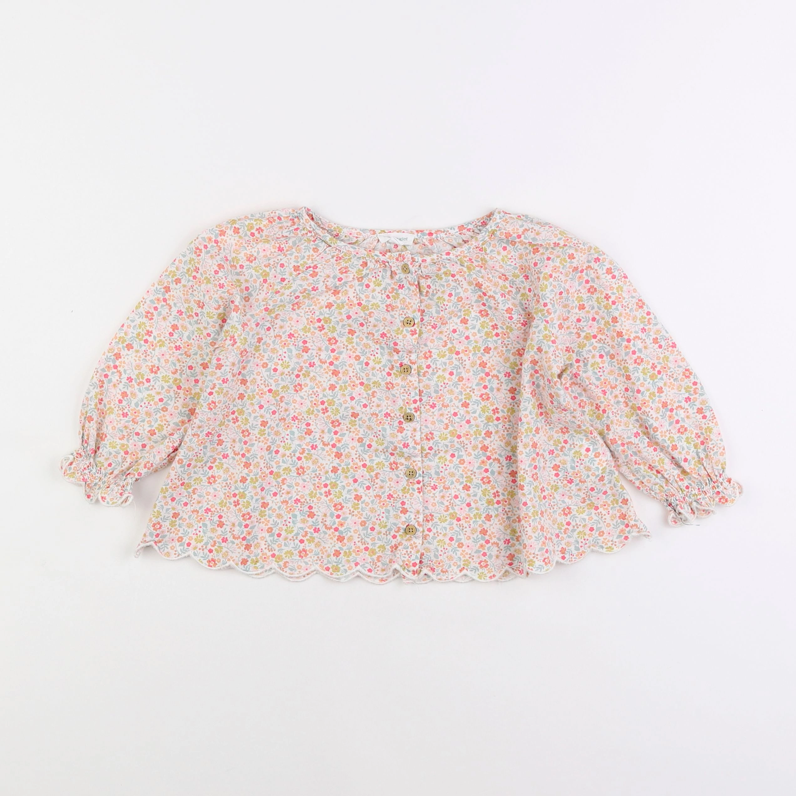 Vertbaudet - blouse multicolore - 2 ans