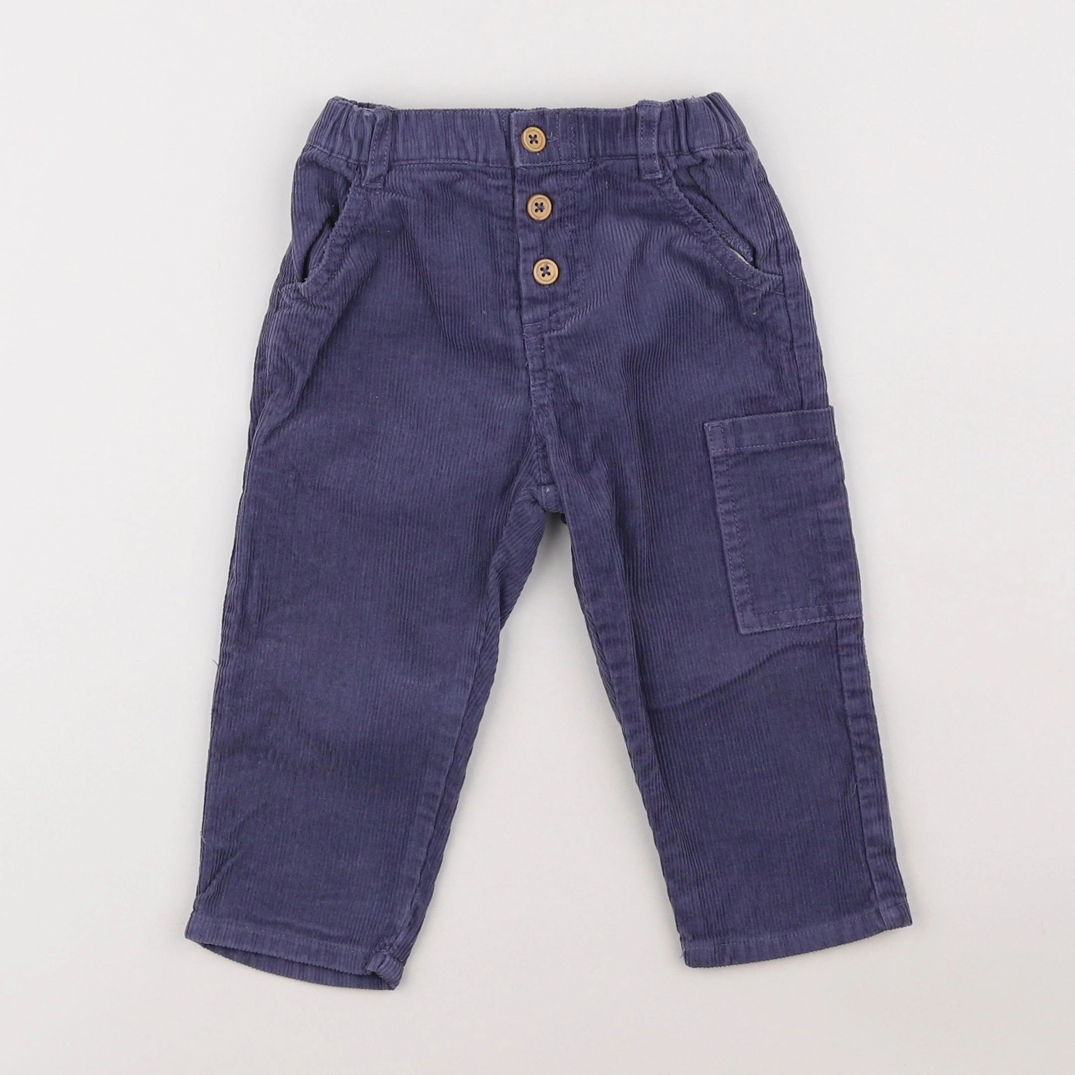 Boutchou - pantalon bleu - 18 mois