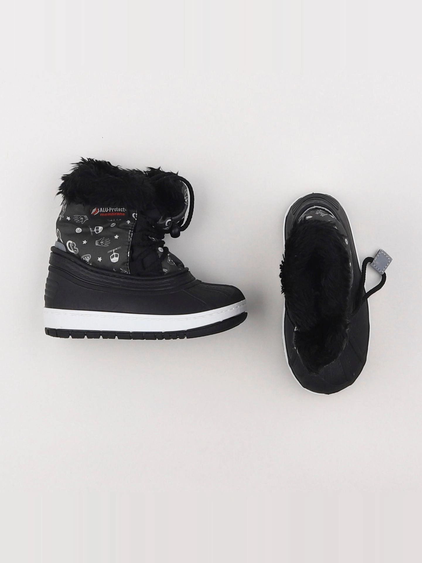 Vertbaudet - bottes noir - pointure 22/23