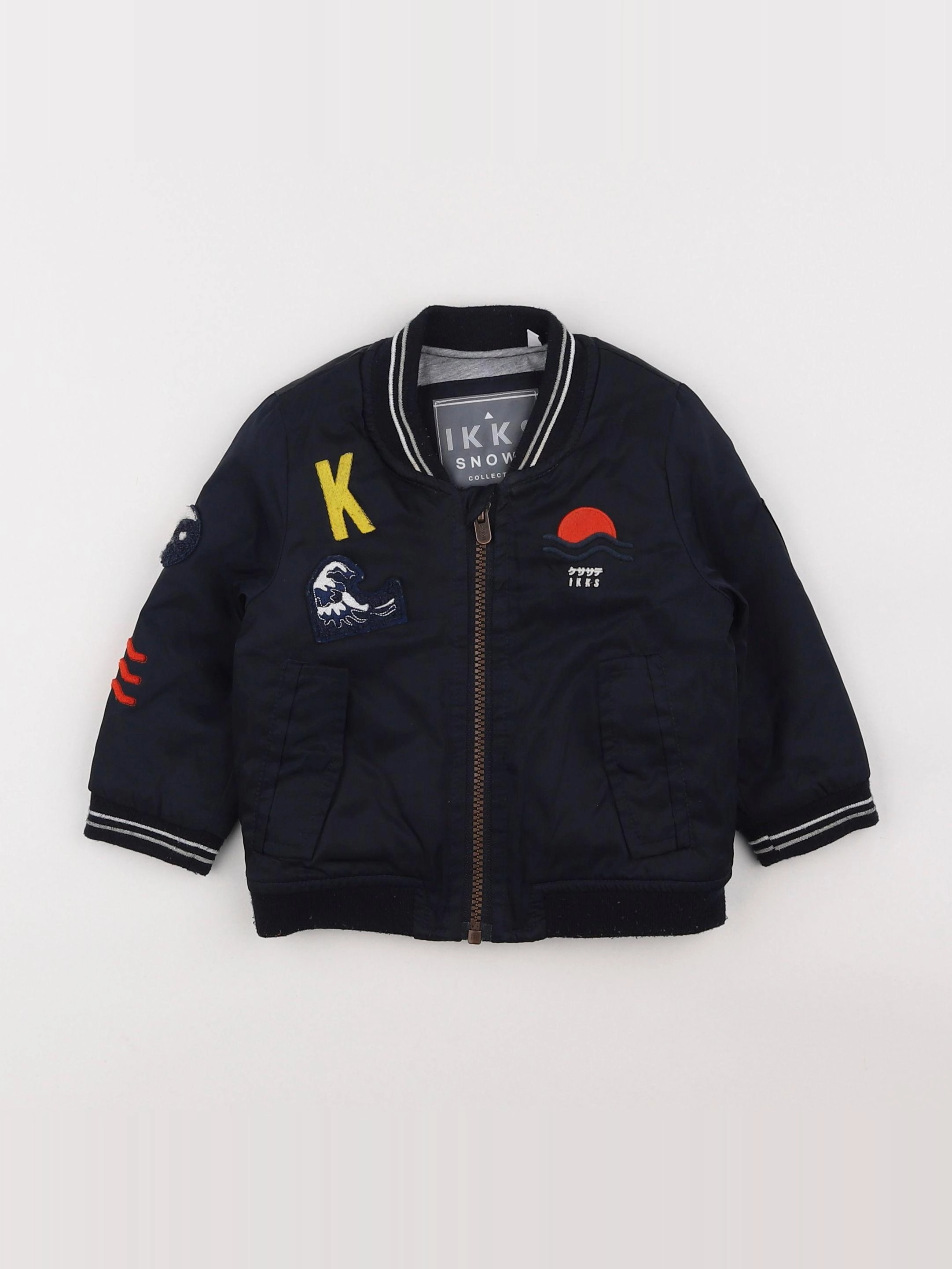 IKKS - veste bleu - 12 mois