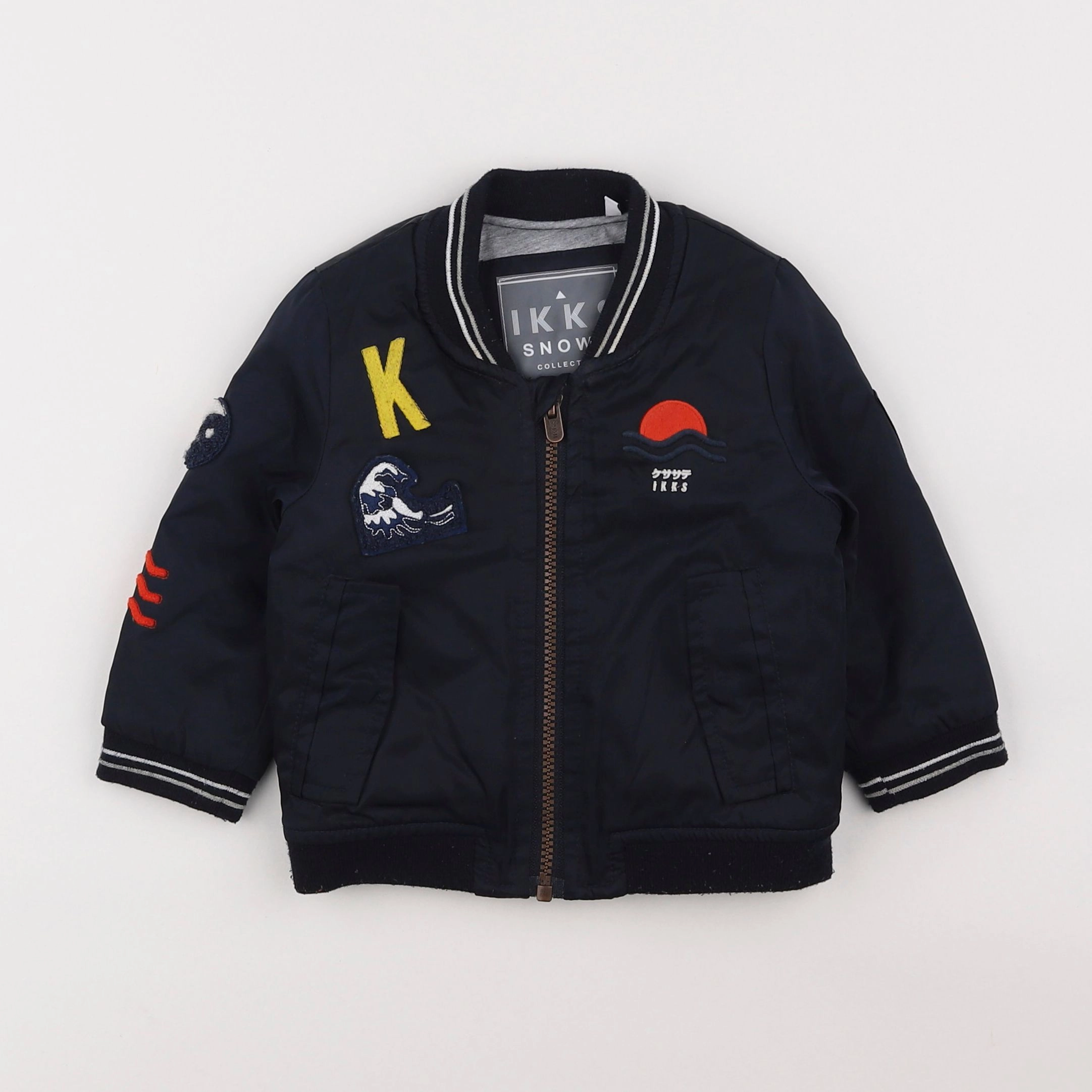 IKKS - veste bleu - 12 mois