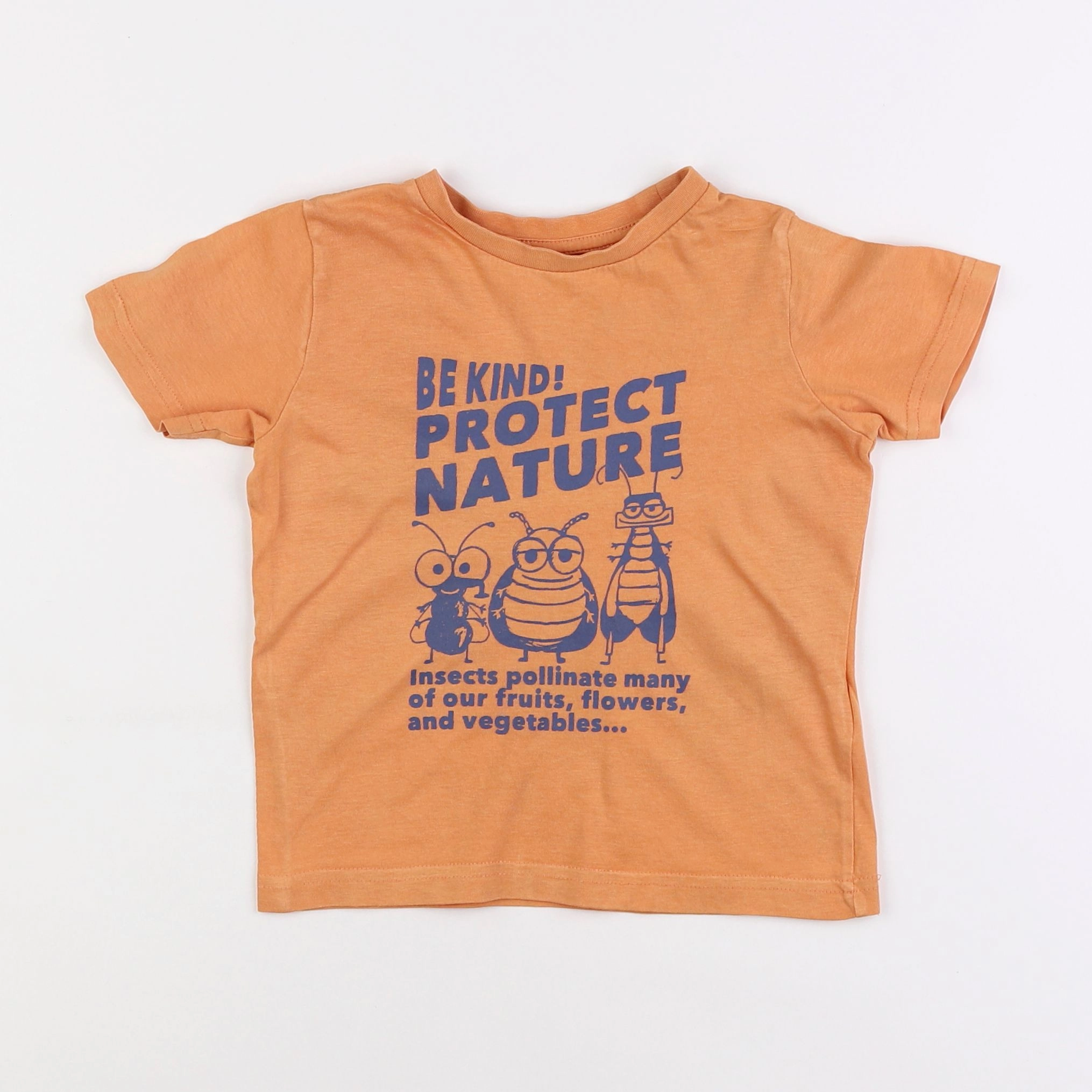 Vertbaudet - tee-shirt orange - 3 ans