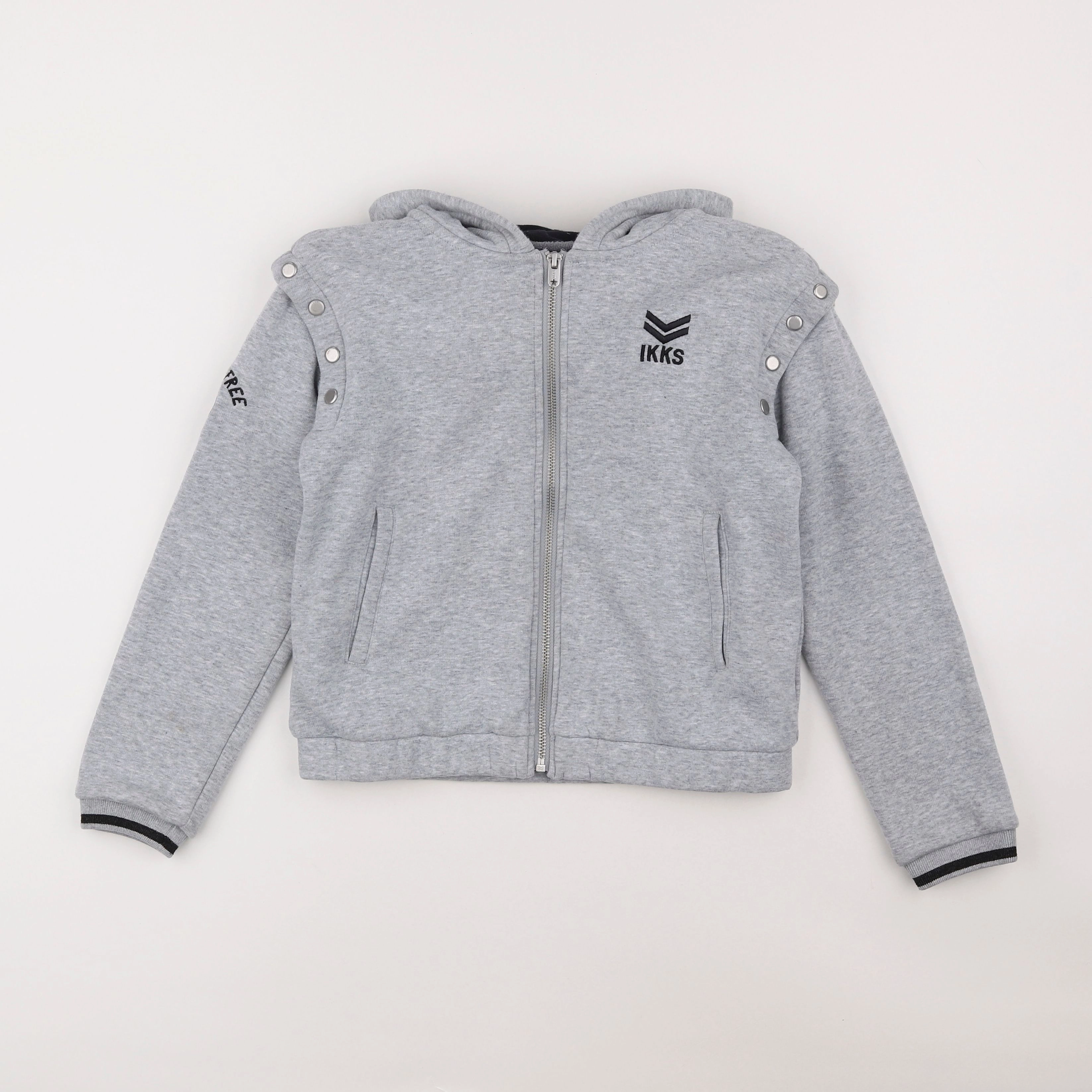 IKKS - sweat gris - 10 ans